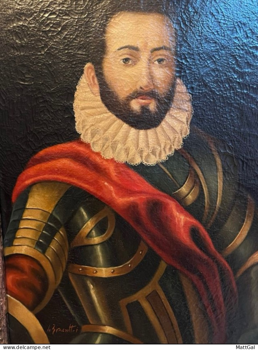 "Ritratto Di Francesco Maria Della Rovere", Olio Su Tela, Inizio ‘900 - Oleo