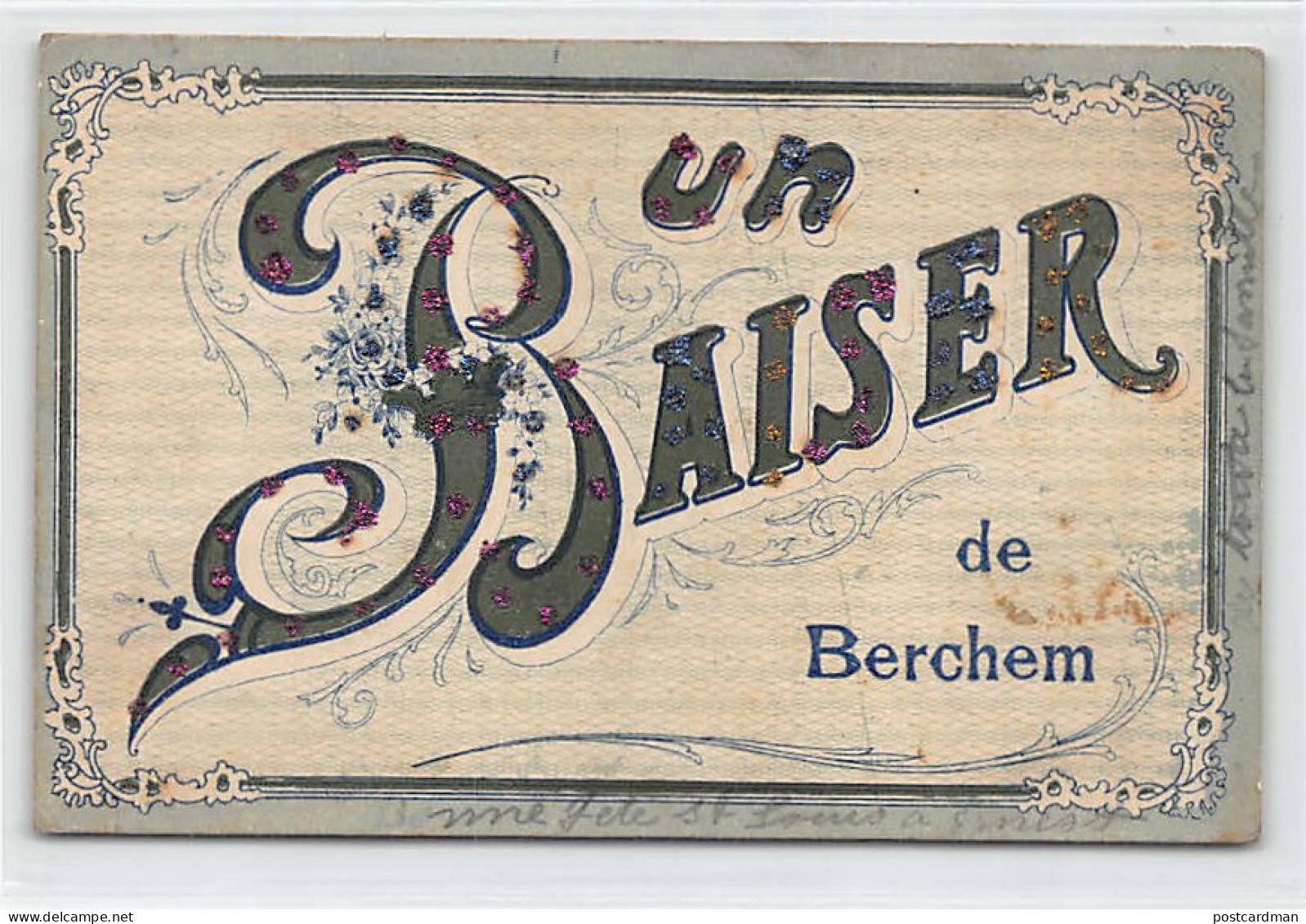 Belgique - BERCHEM-SAINTE-AGATHE (Brux.-Cap.) Un Baiser De... - Berchem-Ste-Agathe - St-Agatha-Berchem