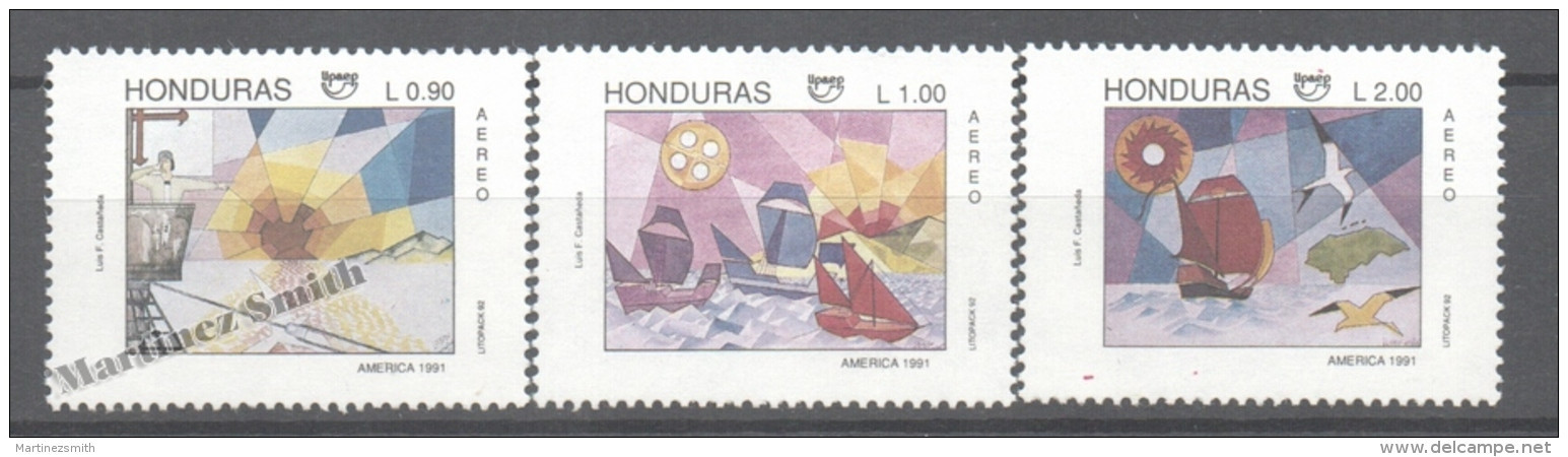 Honduras 1992 Yvert A 776-78, America UPAEP - Air Mail - MNH - Honduras