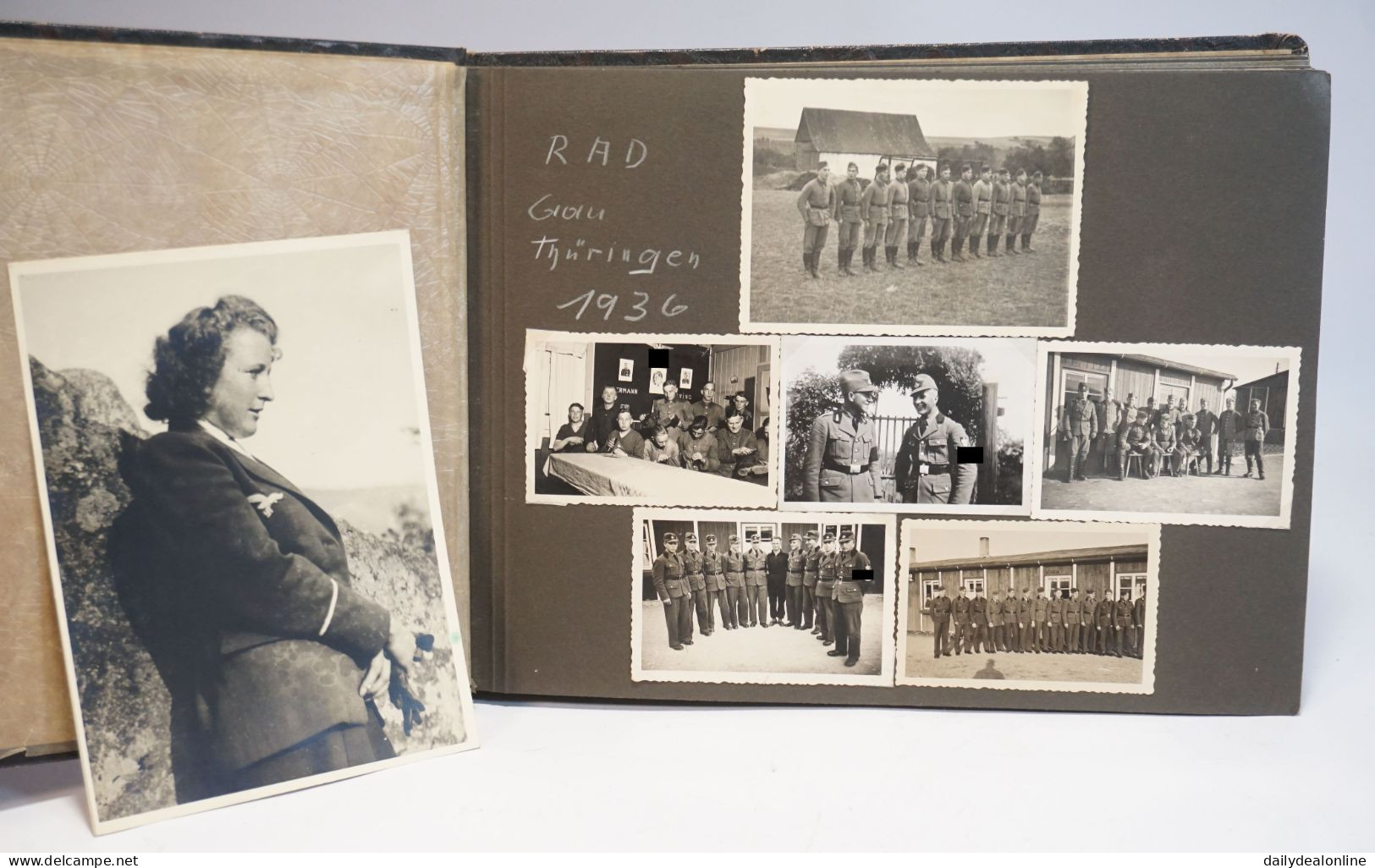 2. WK WW2 Fotoalbum Kampfflieger Flugstaffel Soldaten Militaria Mit Insgesamt 186 Fotos 1936-1943 - 1939-45