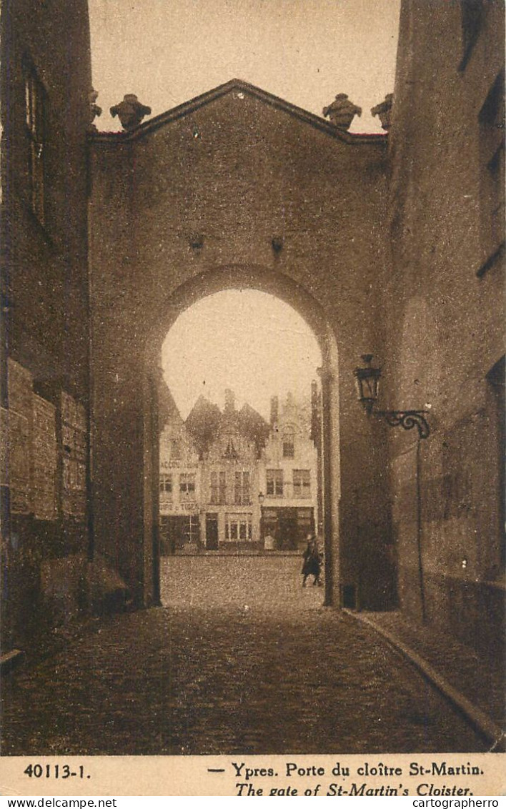 Belgium Postcard Ypres St. Martin Church - Altri & Non Classificati