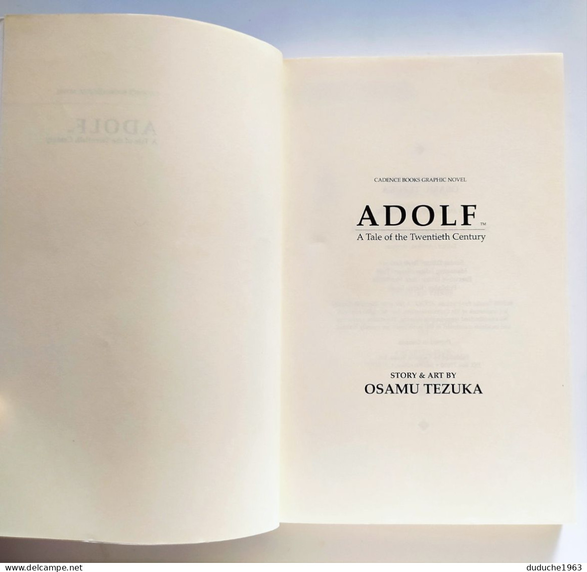 Adolf - A Tale Of The Twentieth Century. Osamu Tezuka - Andere Uitgevers