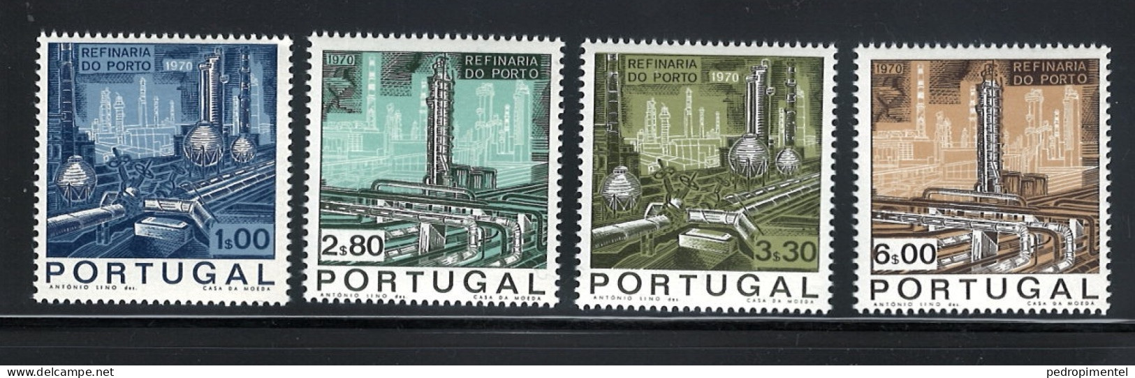 Portugal Stamps 1970 "Oporto Refinery" Condition MNH OG #1066-1069 - Unused Stamps