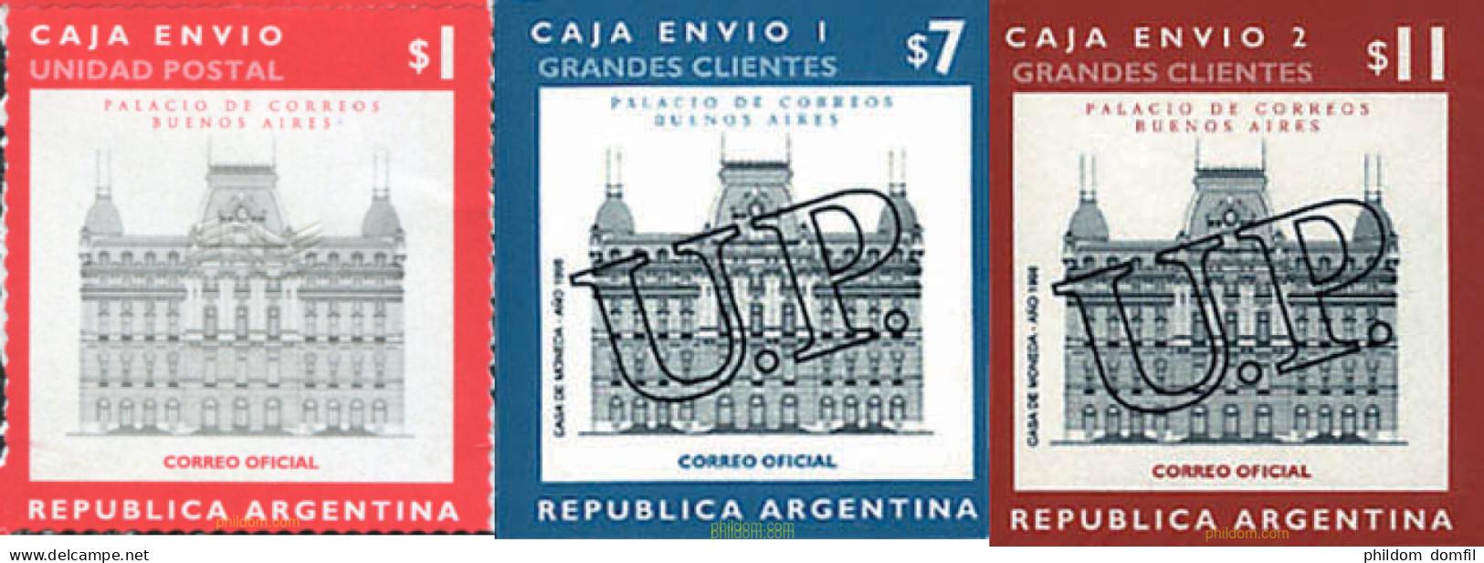 80970 MNH ARGENTINA 2001 SELLOS PARA PAQUETES - Nuovi