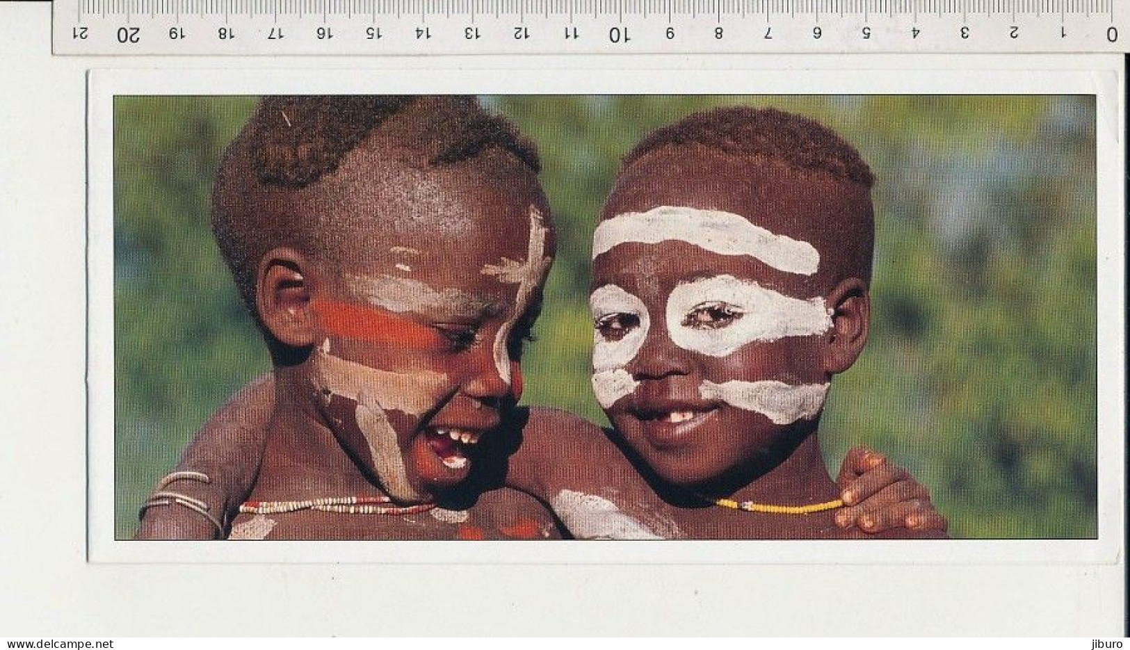 Carte Double Souple " Agir Ici " Format 21x10 Cm Les Meilleurs Amis Ethiopie Enfants ( Fisher Beckwith Estall ) - Ethiopia