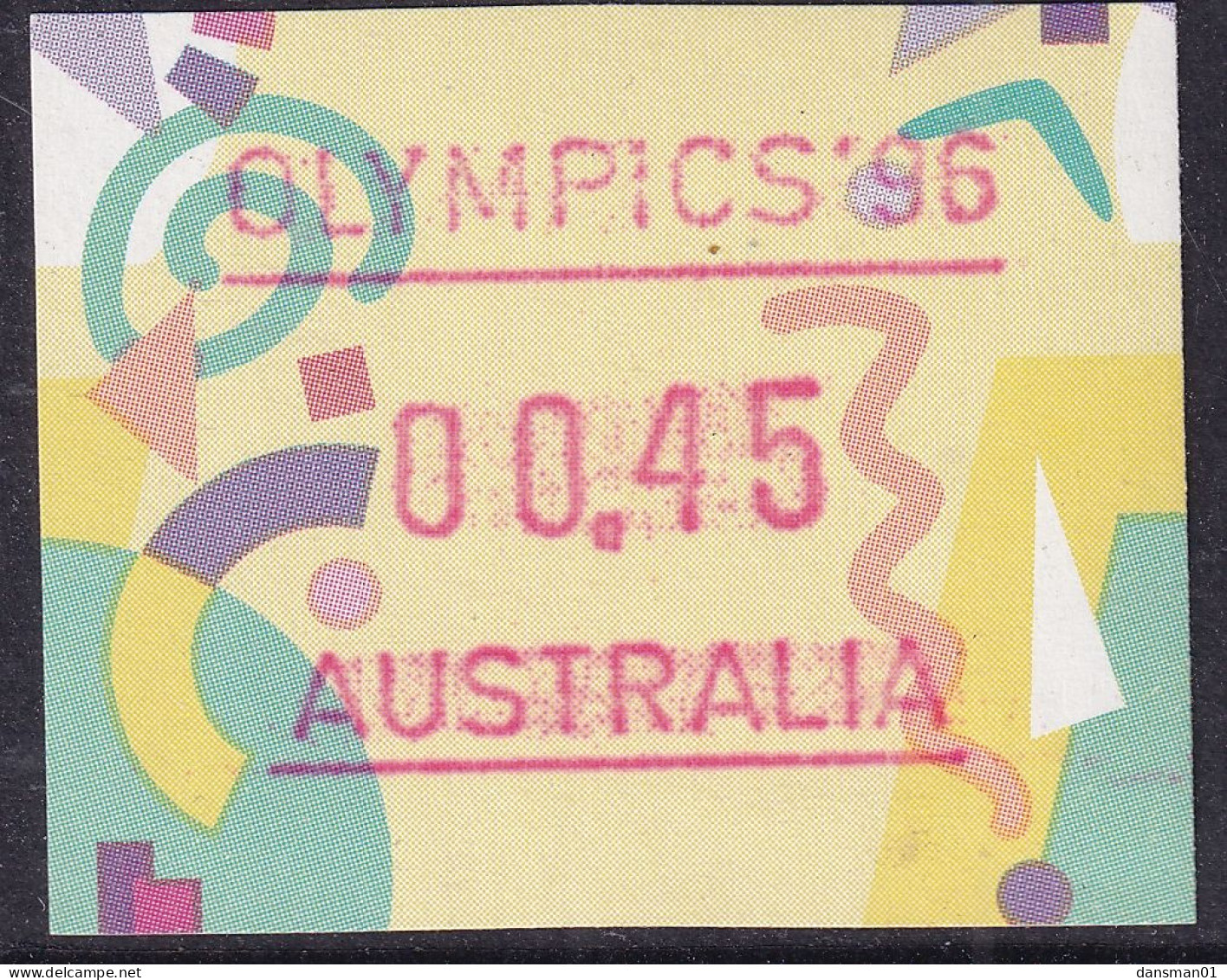 AUSTRALIA 1996 FRAMA  "OLYMPICS '96" Mint - Automatenmarken [ATM]