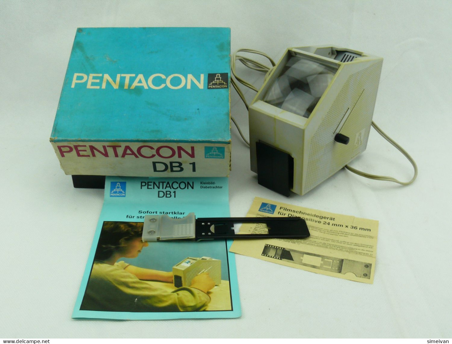 PENTACON DB-1 DDR Diabetrachter Kleinbildbetrachter Projektor #2363 - Projectoren