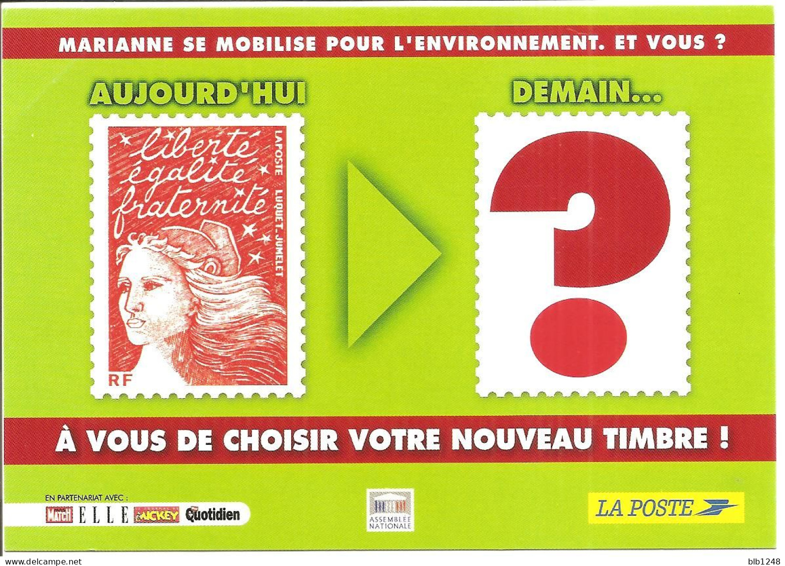 Thèmes > Poste & Facteurs  La Poste Et Marianne - Postal Services