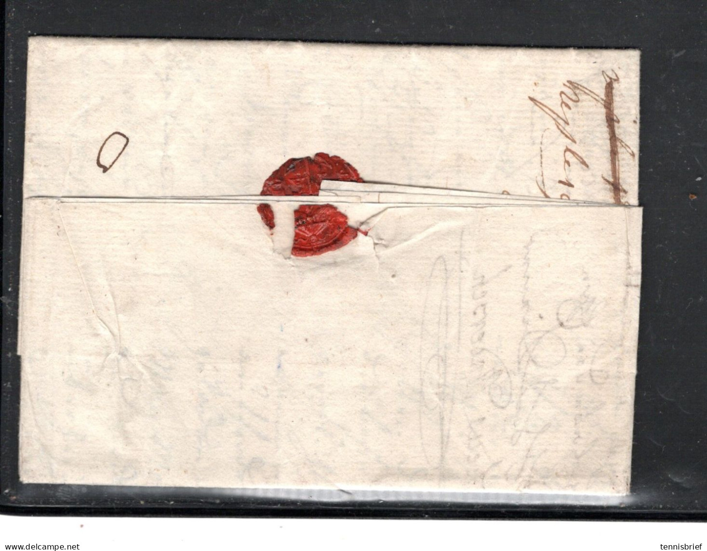 1790  ,  " PAR MAASEYCK " Roter L1 , Gut Lesbar  , Kpl. Brief Königsberg  N. Frankreich  . Ostpreussen  #206 - Covers & Documents