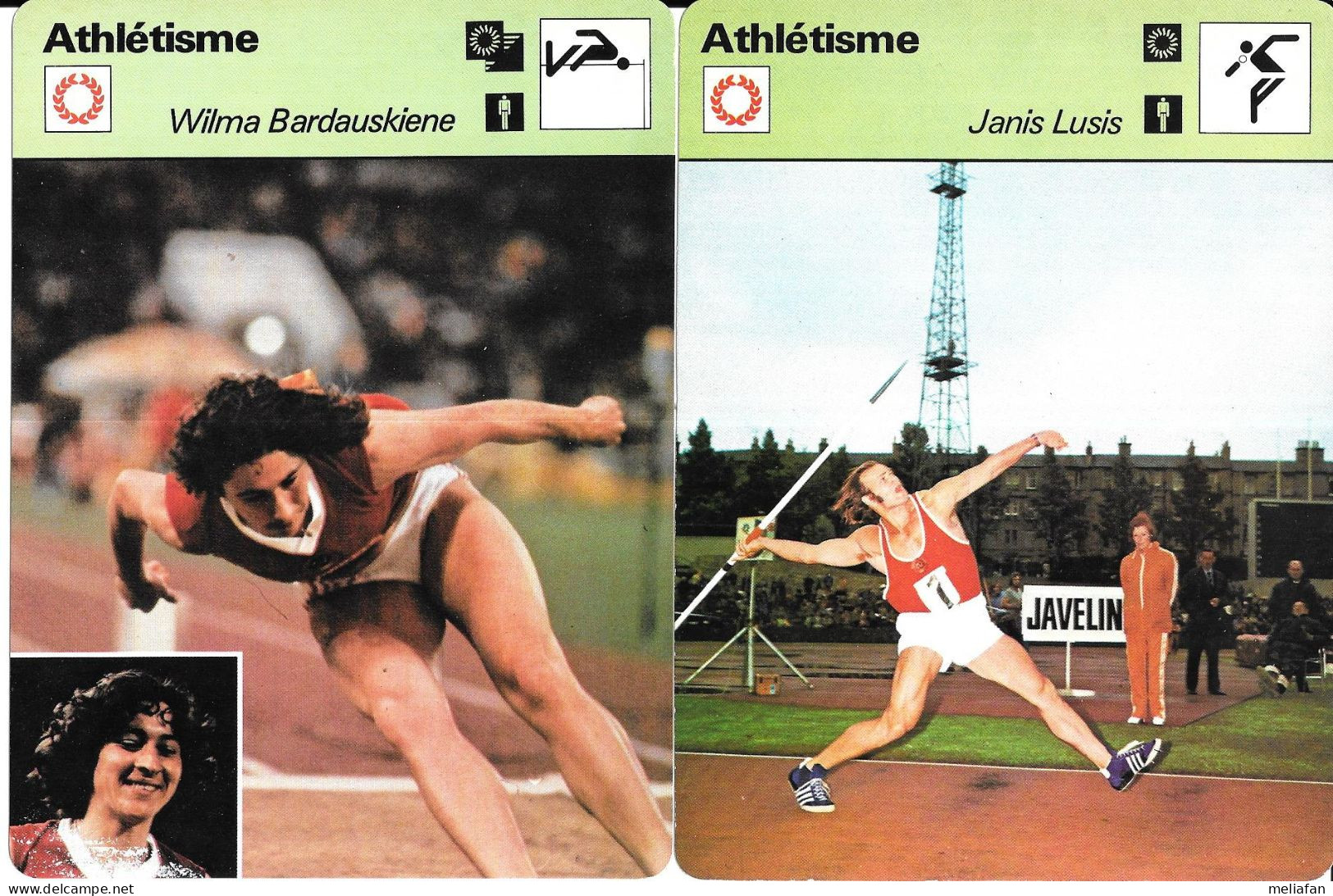 GF1998 - FICHES EDITION RENCONTRE - ILONA GUSENBAUER - YORDANKA BLAGOEVA - WILMA BARDAUSKIENE - JANIS LUSIS - Atletismo