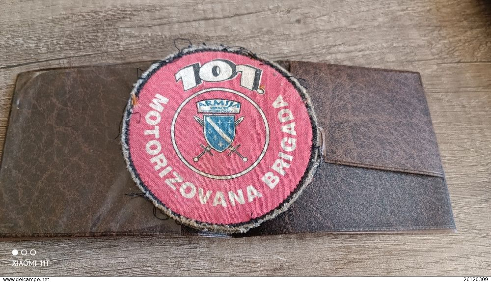 Original Army Bosnia And Hercegovina War Period Patch 101.Motorised  Brigade 1993 - Blazoenen (textiel)
