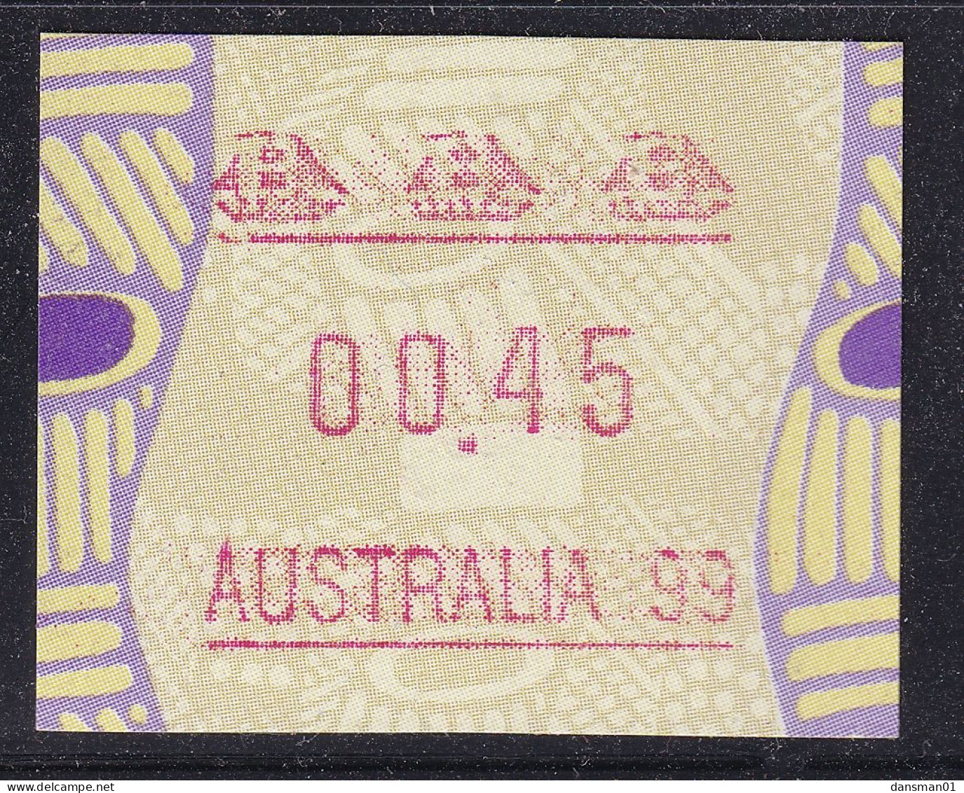 Australia 1999 Frama Button Set Mint Never Hinged "Australia 99" - Nuovi