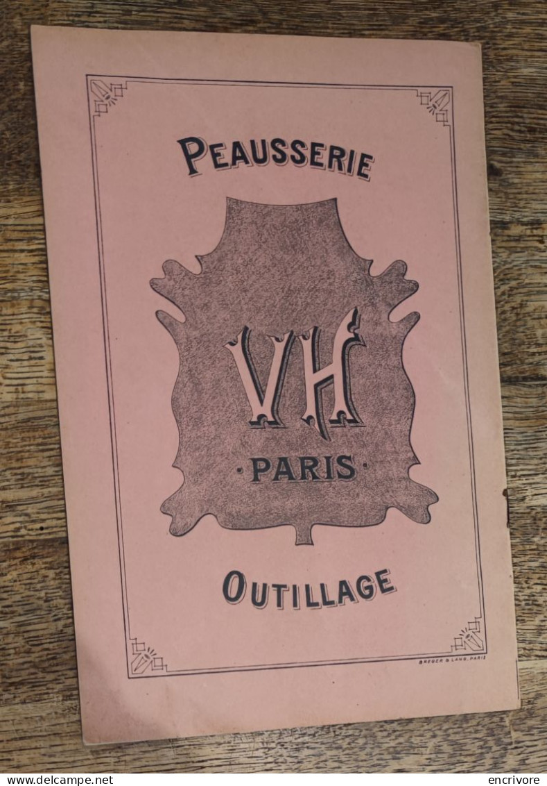 Catalogue V. HOUDARD Cuirs & Peaux Tiges Piquées - 1900 – 1949