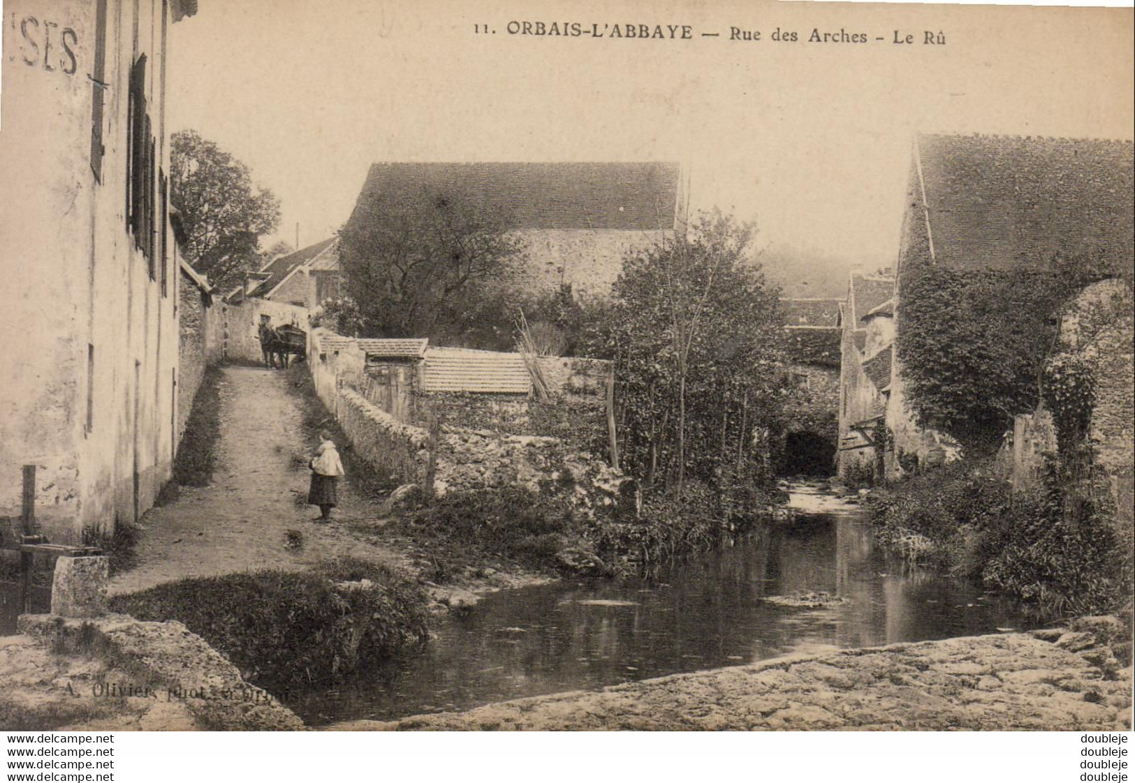 D51 ORBAIS L'ABBAYE Rue Des Arches .... Le Rû - Autres & Non Classés