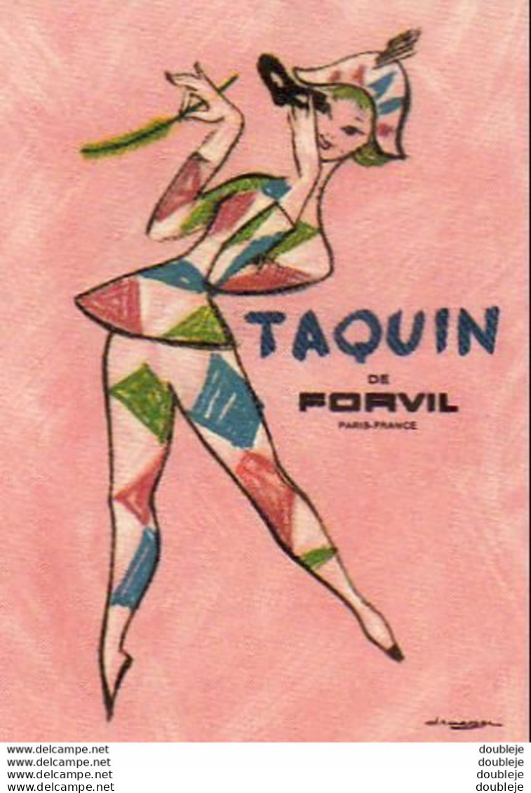 CARTE PARFUMÉE  TAQUIN DE FORVIL - Antiquariat (bis 1960)