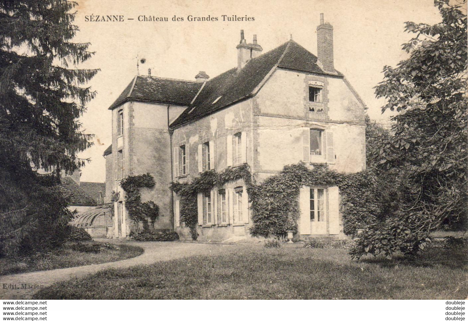 D51  SÉZANNE CHÂTEAU DES GRANDES TUILERIES ........ - Sezanne