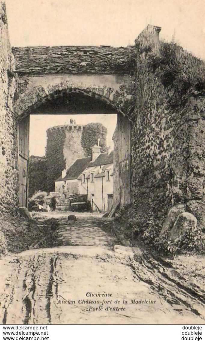 D78  CHEVREUSE  Ancien Château Fort  De La Madeleine  Porte D'Entrée - Chevreuse