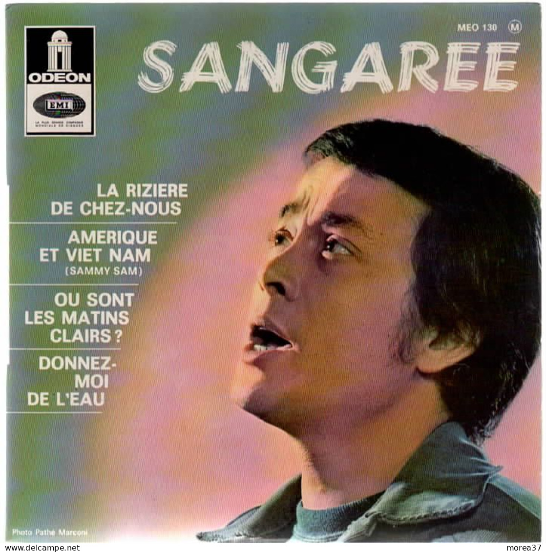 SANGAREE  Amérique Et Viet-nam    ODEON  MEO 130 - Otros - Canción Francesa