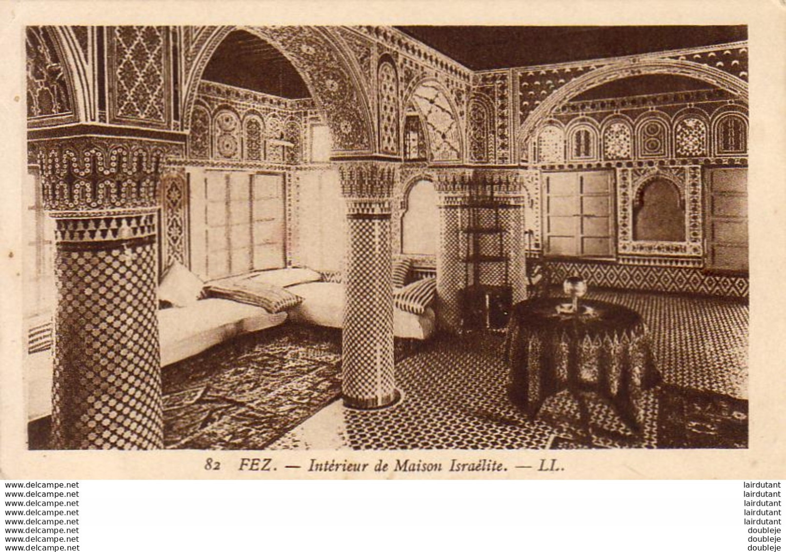 MAROC FEZ  Intérieur De Maison Israêlite - Fez (Fès)