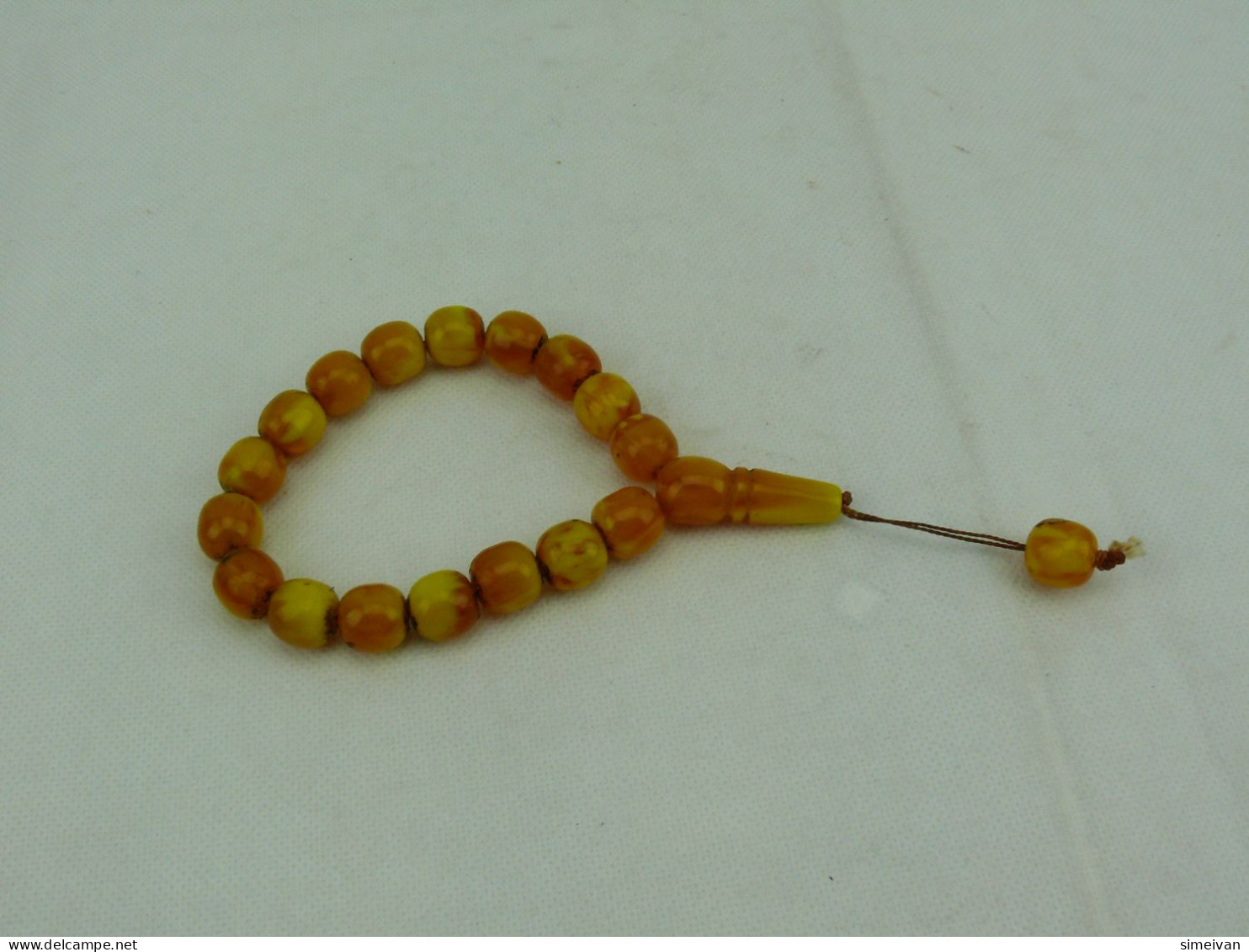 Beautiful Vintage Prayer Beads PLASTIC #2376 - Volksschmuck