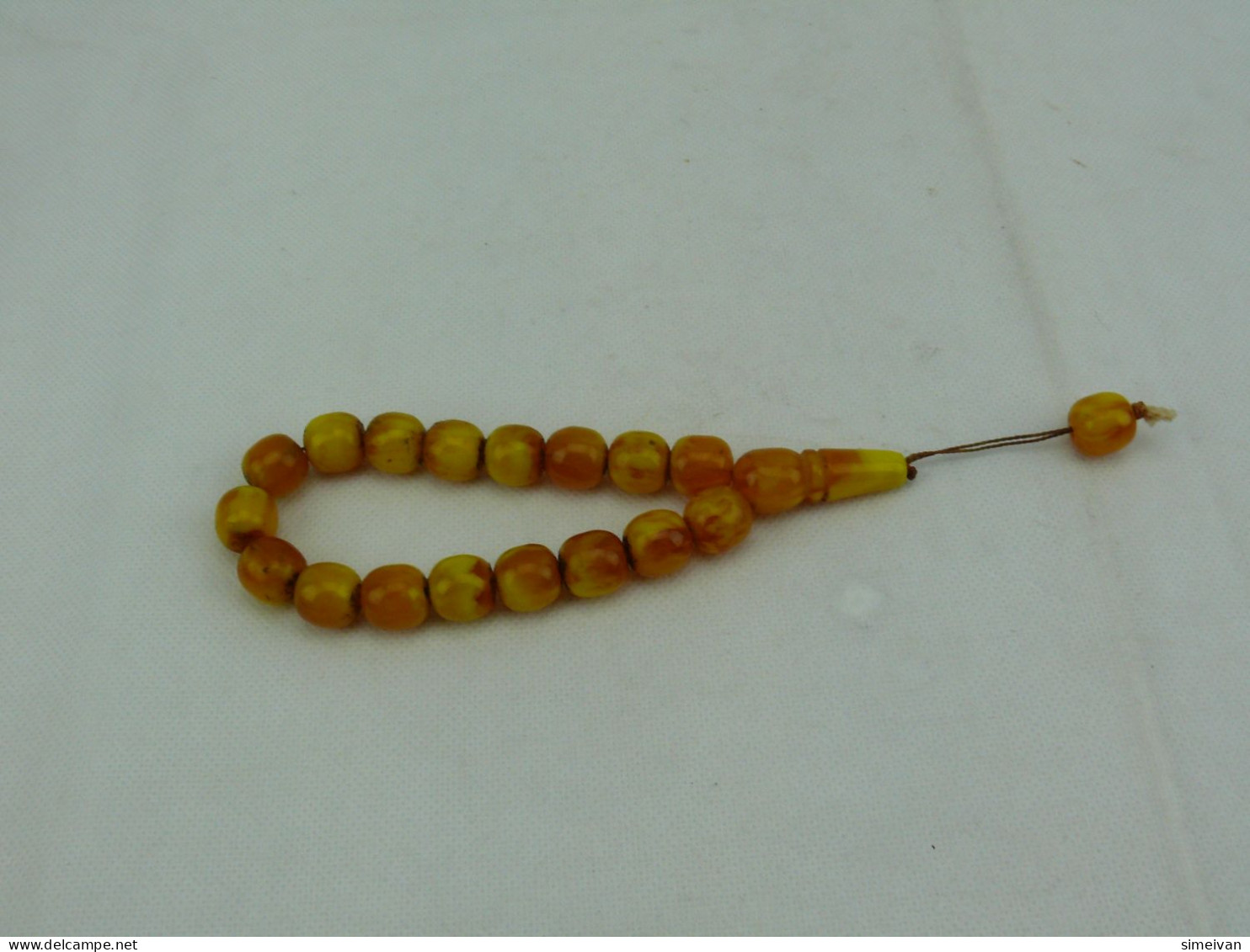 Beautiful Vintage Prayer Beads PLASTIC #2376 - Volksschmuck