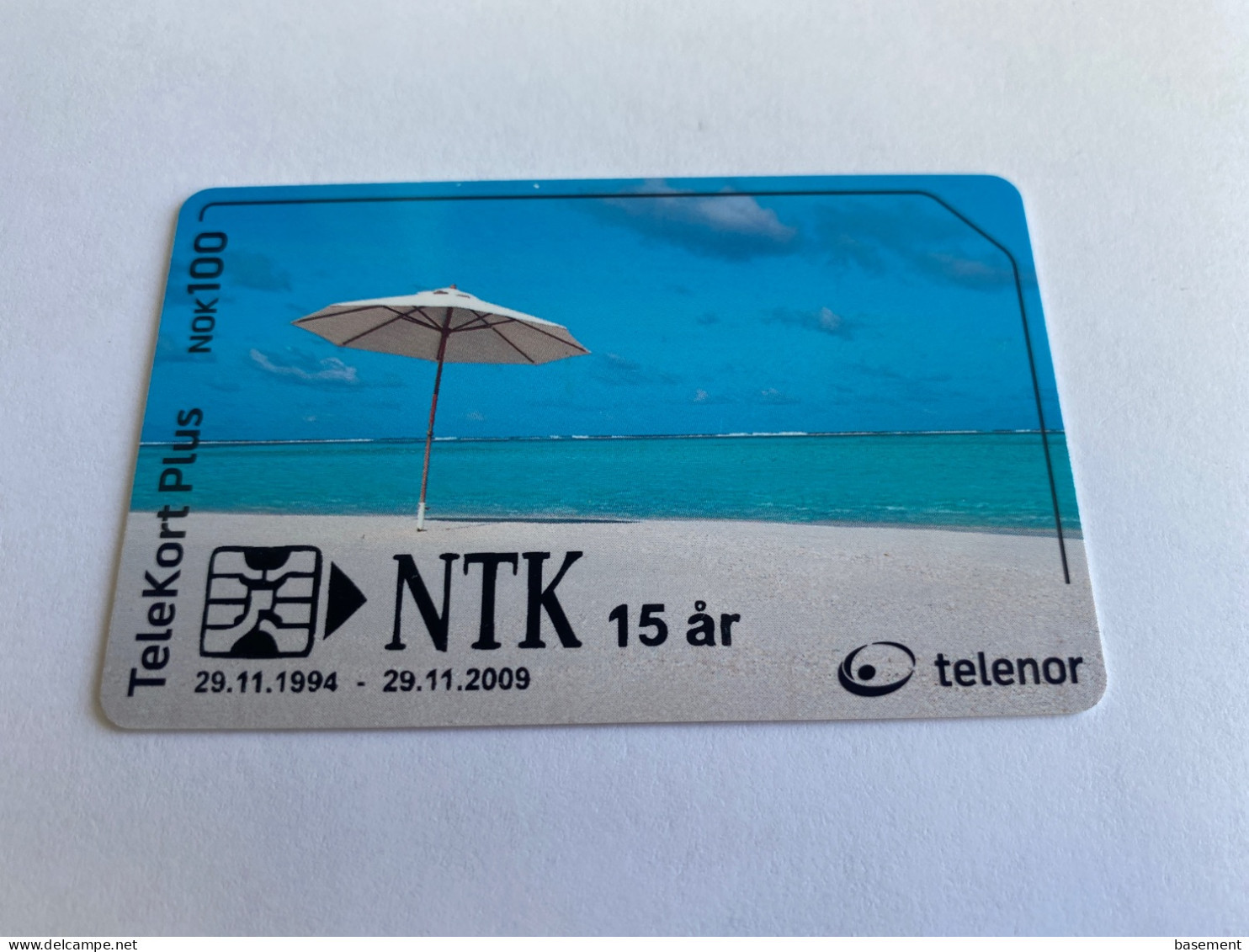 1:004 - Norway Telenor NTK 15 Year - Norvège