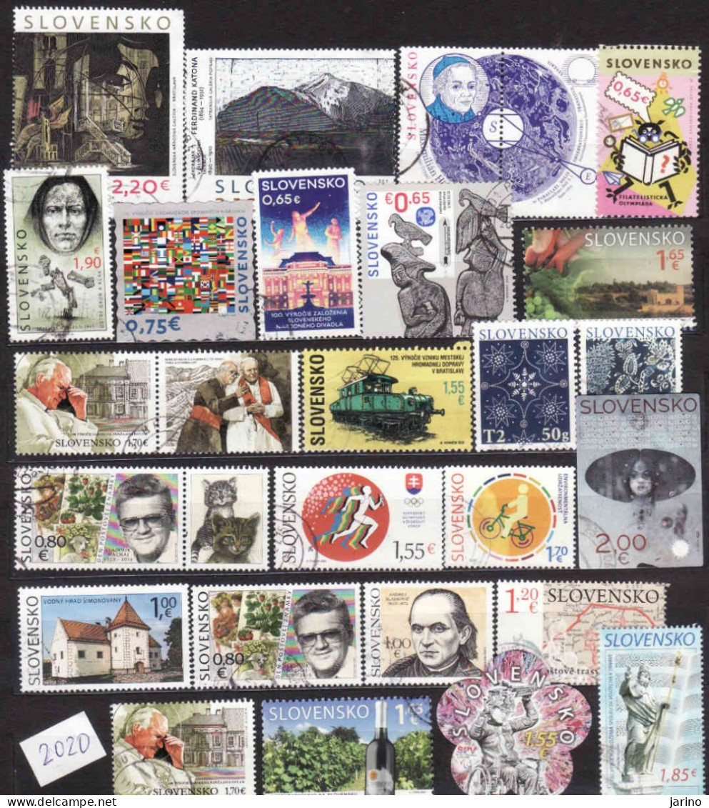 Slovakia - Slovaquie 2020, Used,I Will Complete Your Wantlist Of Czech Or Slovak Stamps According To The Michel Catalog - Oblitérés