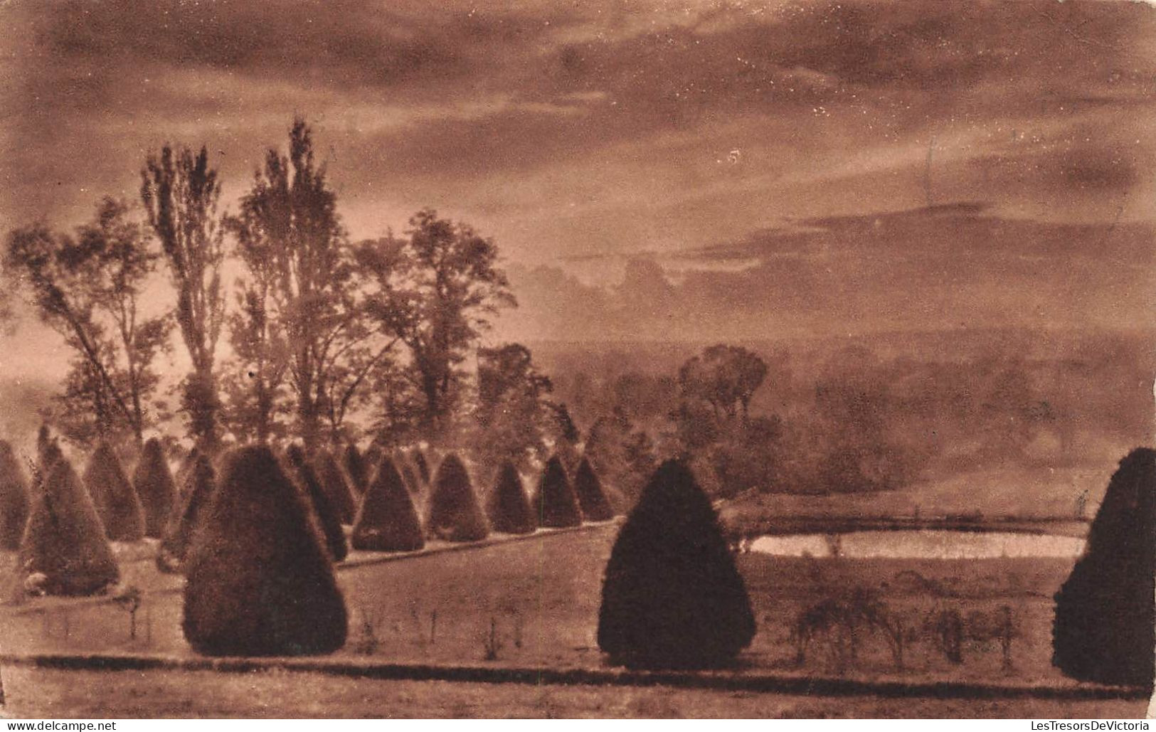 FRANCE - Sceaux - Château De Sceaux - Musée De L'ïle De France - Le Parc, Coucher Du Soleil - Carte Postale Ancienne - Sceaux