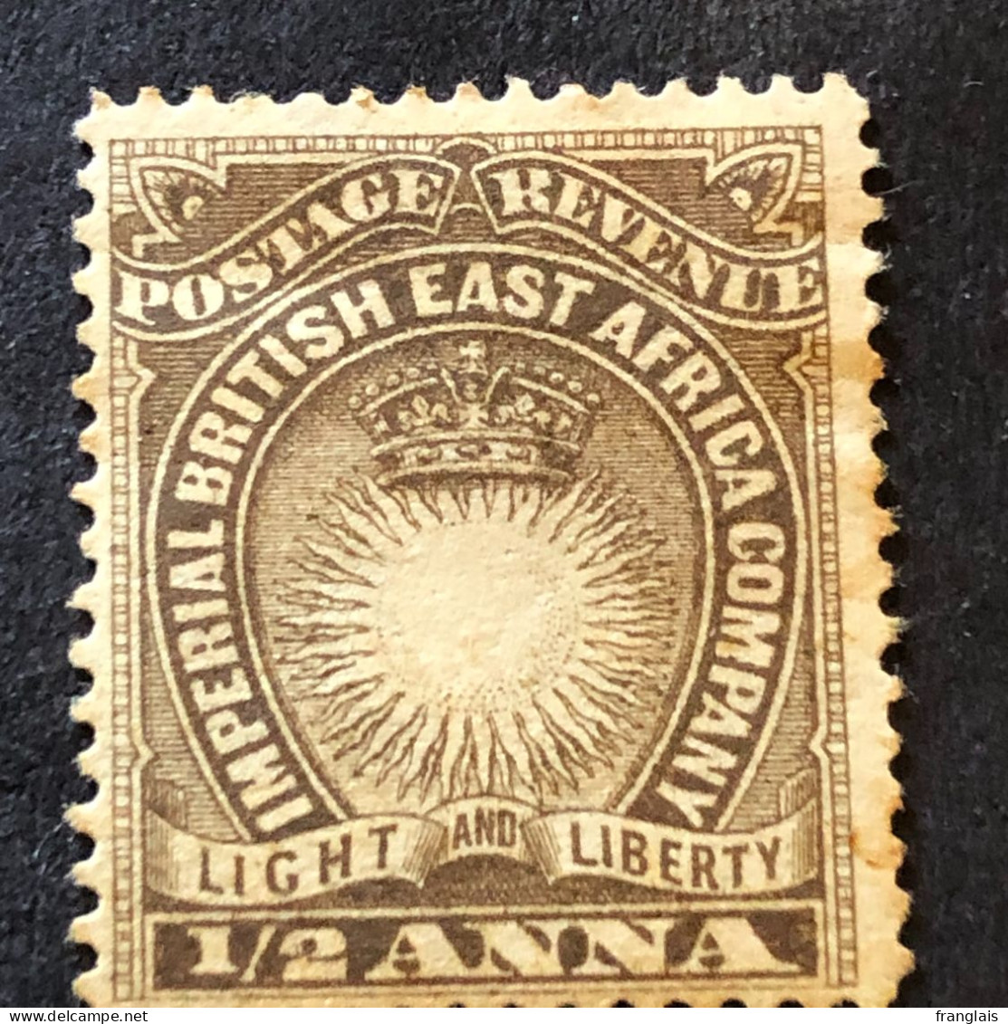 BRITISH EAST AFRICA   SG 4  ½ Anna Dull Brown  MH* - Afrique Orientale Britannique