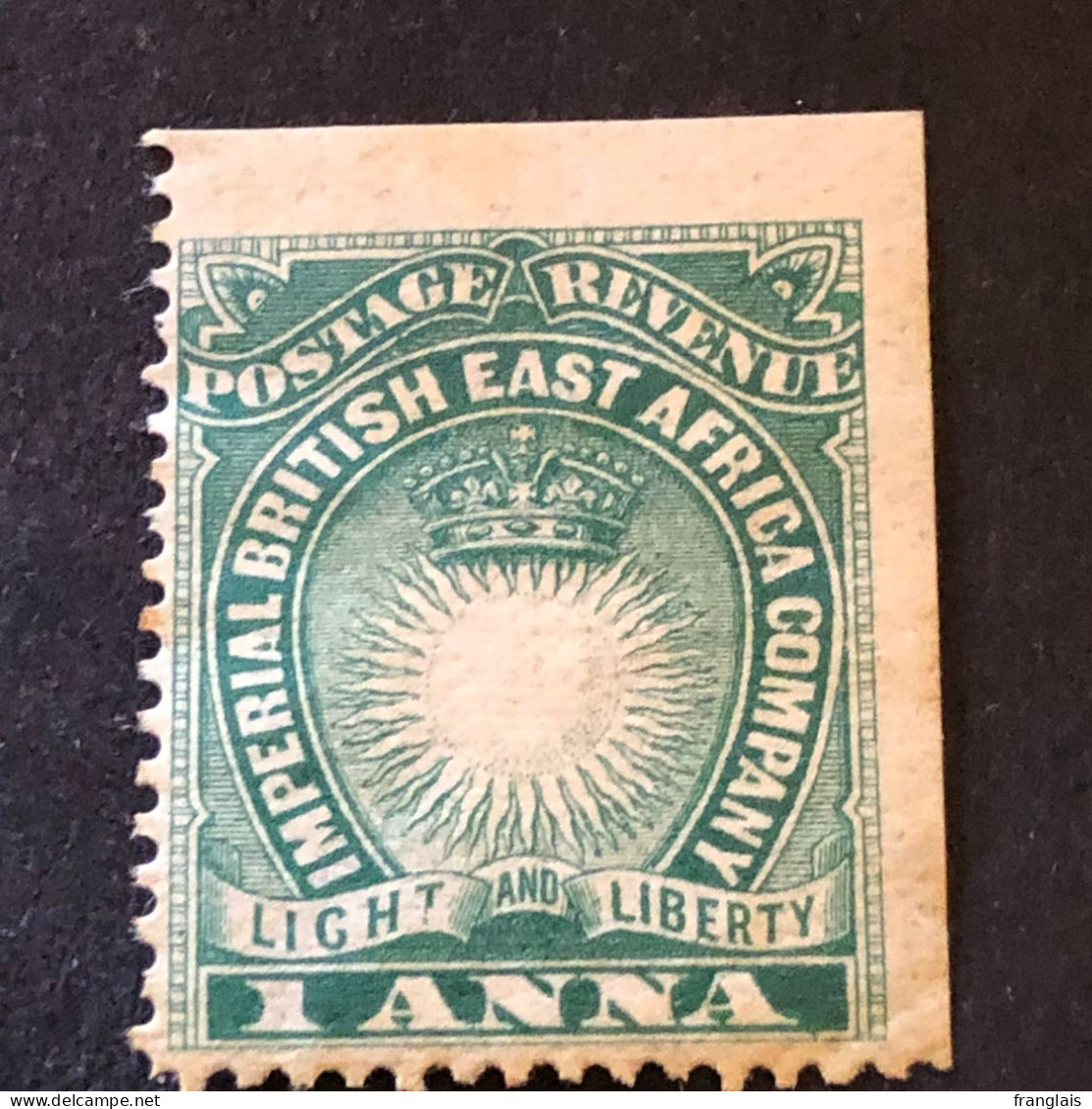 BRITISH EAST AFRICA   SG 5  1 Anna Blue Green  MH* - British East Africa