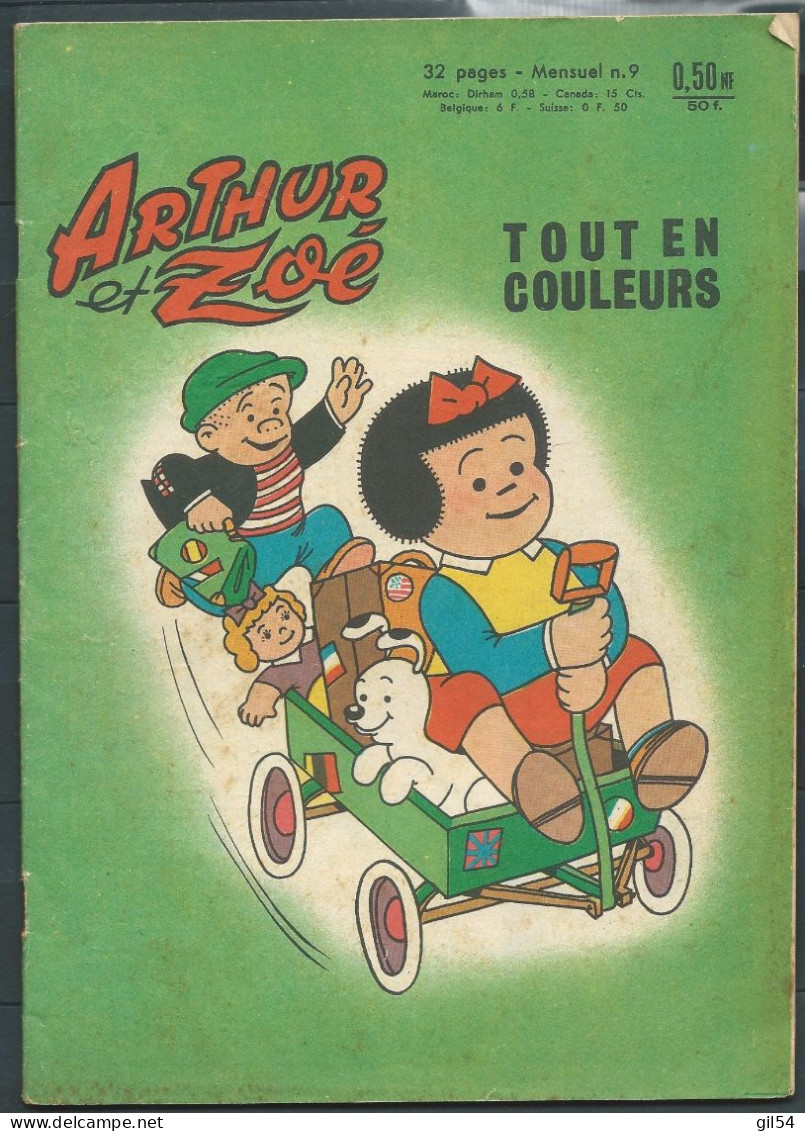 1ER SERIE - Arthur Et Zoé -  Chasse Au Trésor  - Dl 5/09/1961 - Semble Rare Pas Trouve Sur Net  -   Toto 0102 - Sonstige & Ohne Zuordnung