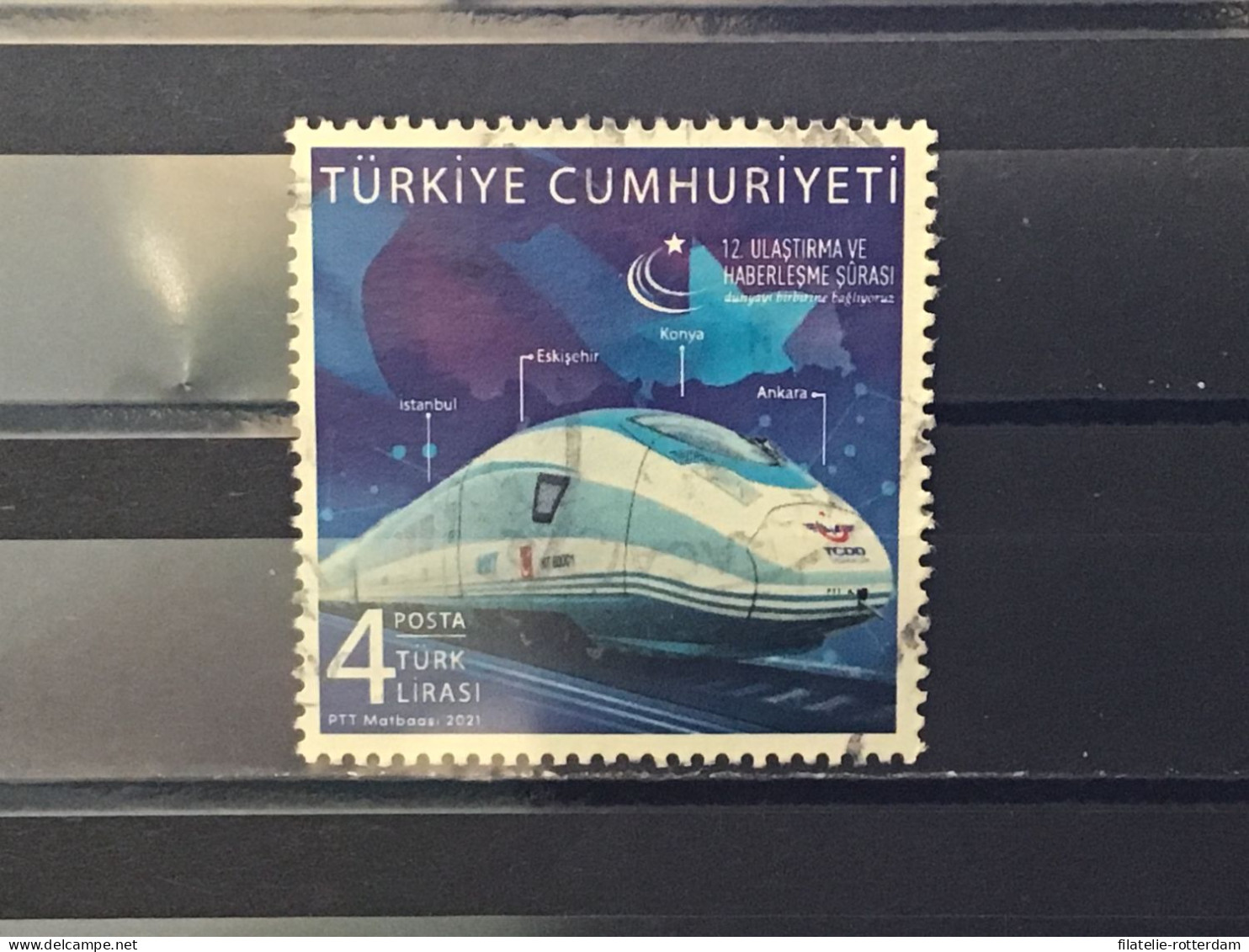 Turkey / Turkije - Trains (4) 2021 - Gebruikt