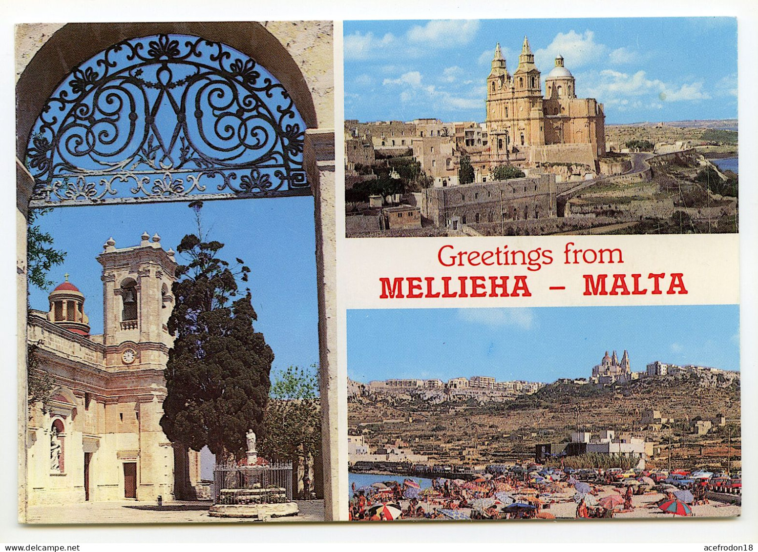 MALTA - Greetings From Mellieha - Malta