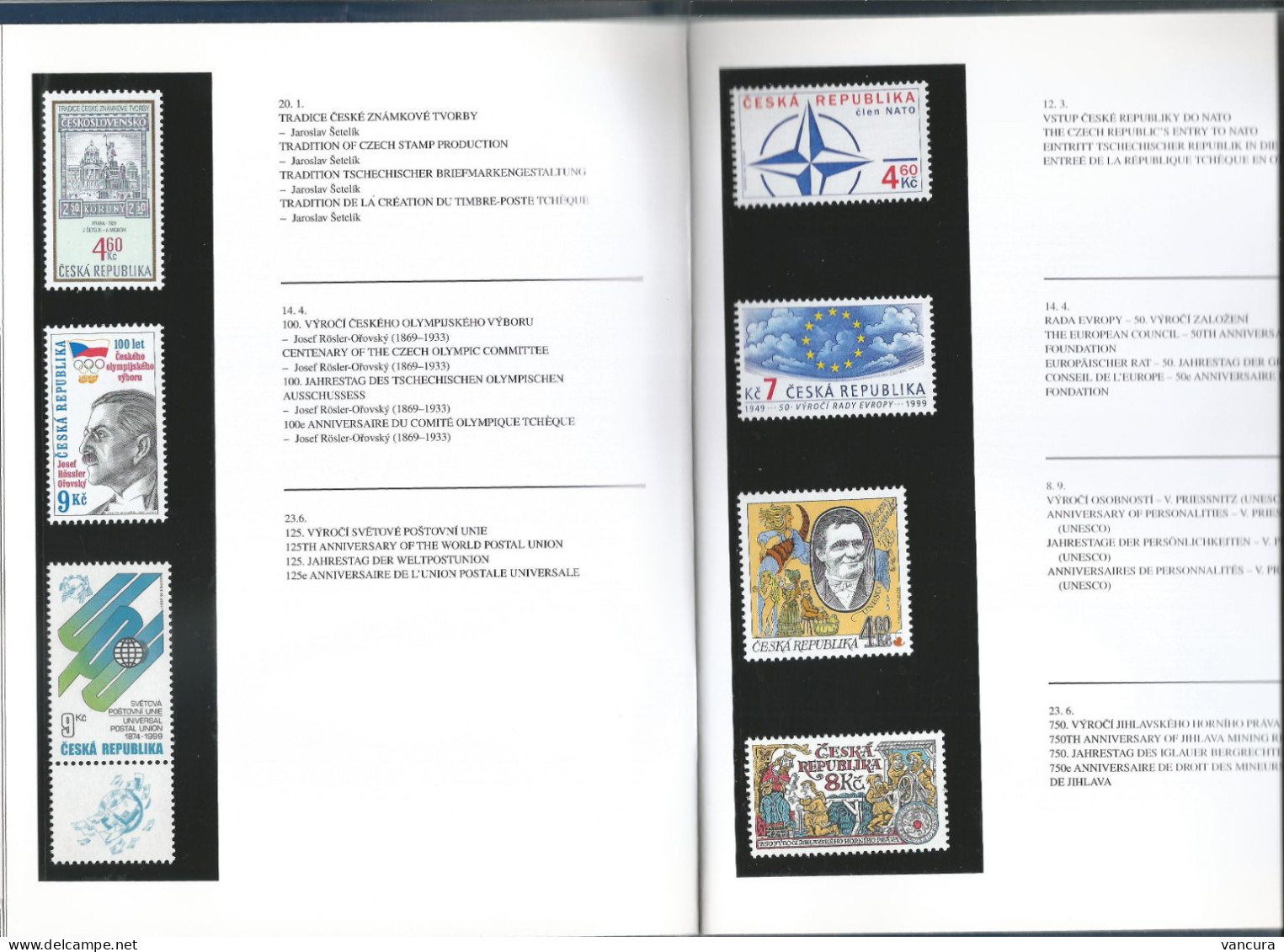 Czech Republic Year Book 1999 (with Blackprint) - Komplette Jahrgänge