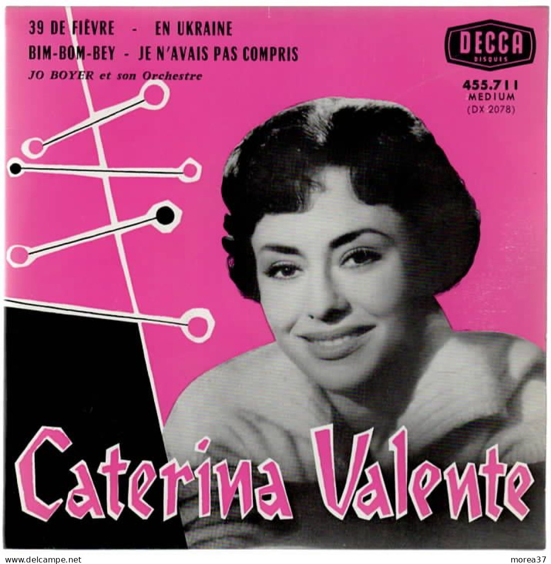 CATERINA VALENTE   39 De Fièvre   DECCA  455.711 - Autres - Musique Française