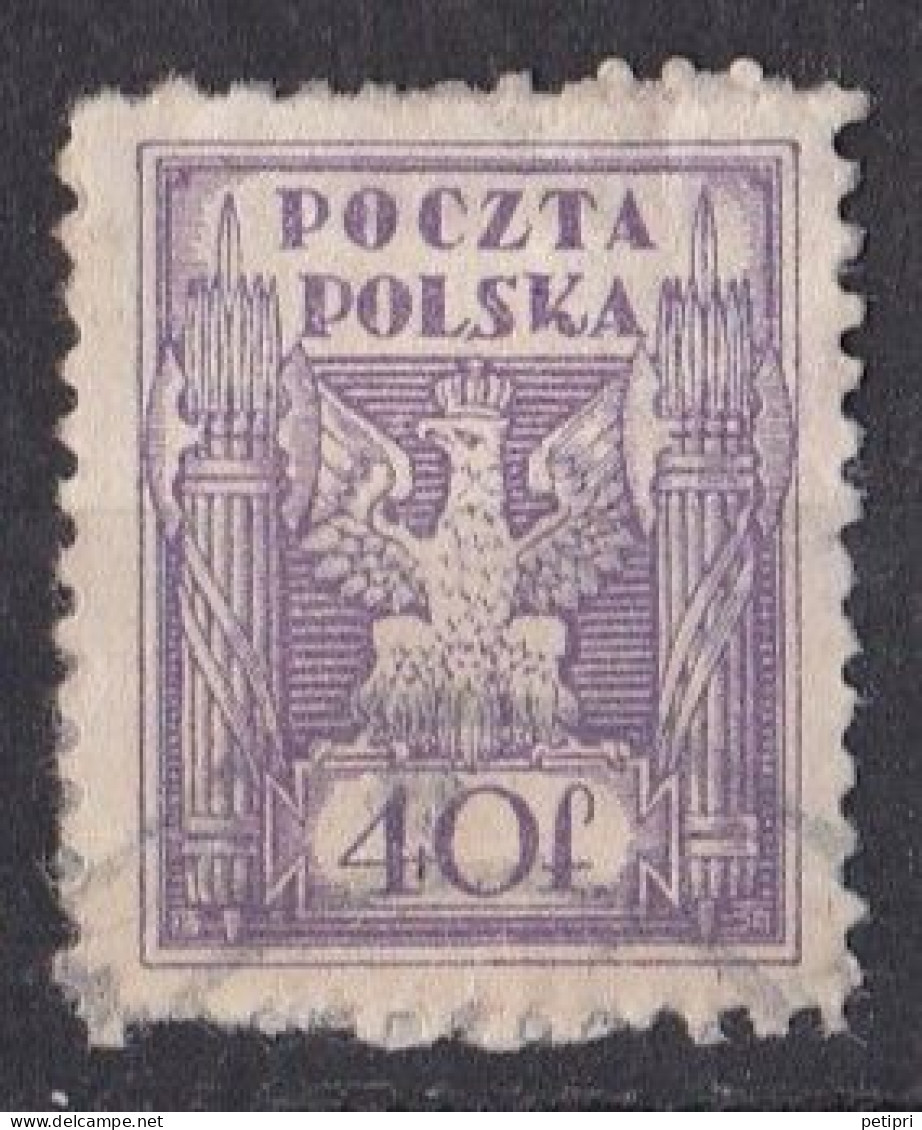 Pologne - République  1919  -  1939   Y & T N °  165   Oblitéré - Usati