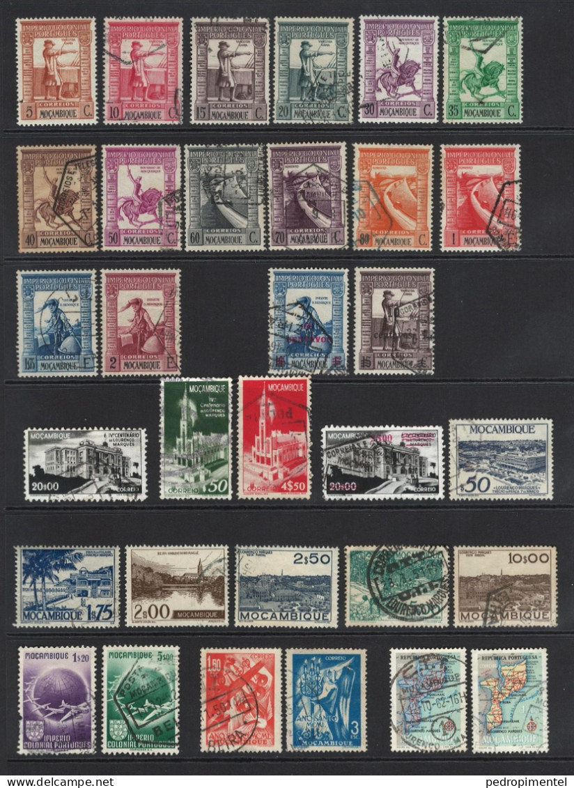 Portugal Mozambique 30s-60s And "100+ Collection Kick-start" Condition Used Mundifil - Mosambik