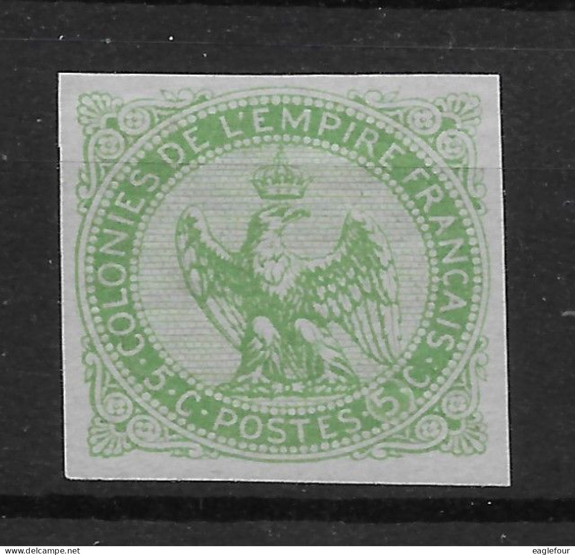 Colonies Emissions Générales Superbe Et Rare Aigle Impérial N° 2 (5c Vert) ** TTBE - Cote Y&T 2024 De 49,50 € - Aigle Impérial