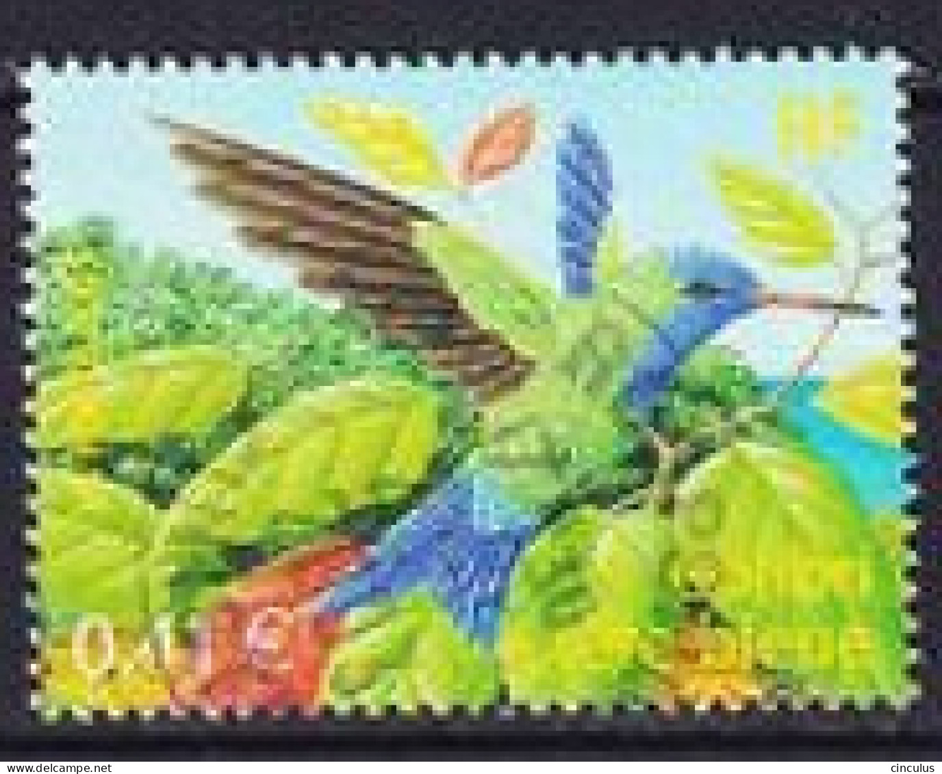 2003. France. Blue-headed Hummingbird (Riccordia Bicolor). Used. Mi. Nr. 3687 - Usados