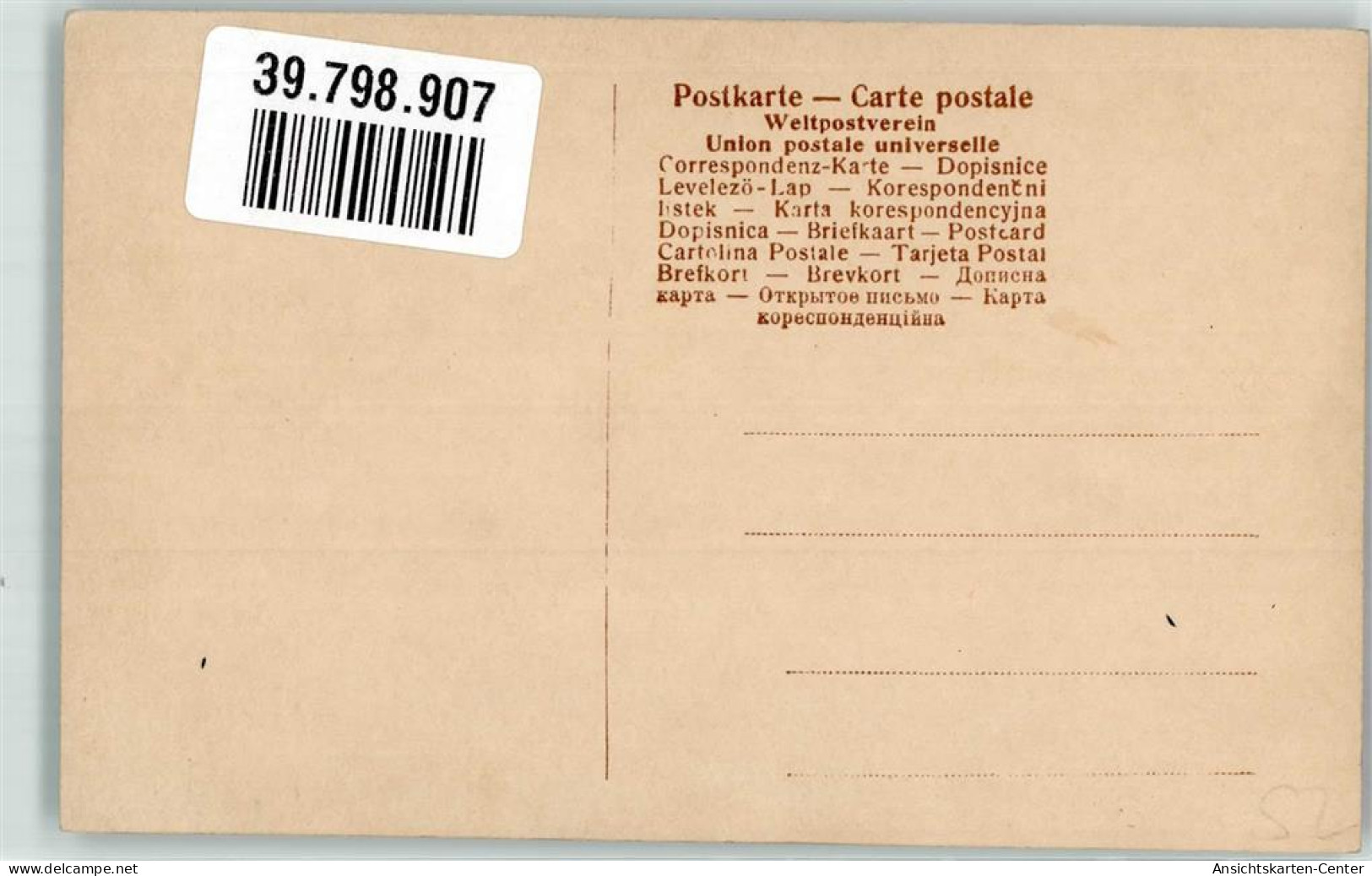 39798907 - Hut NPG Nr.602-7 - Other & Unclassified