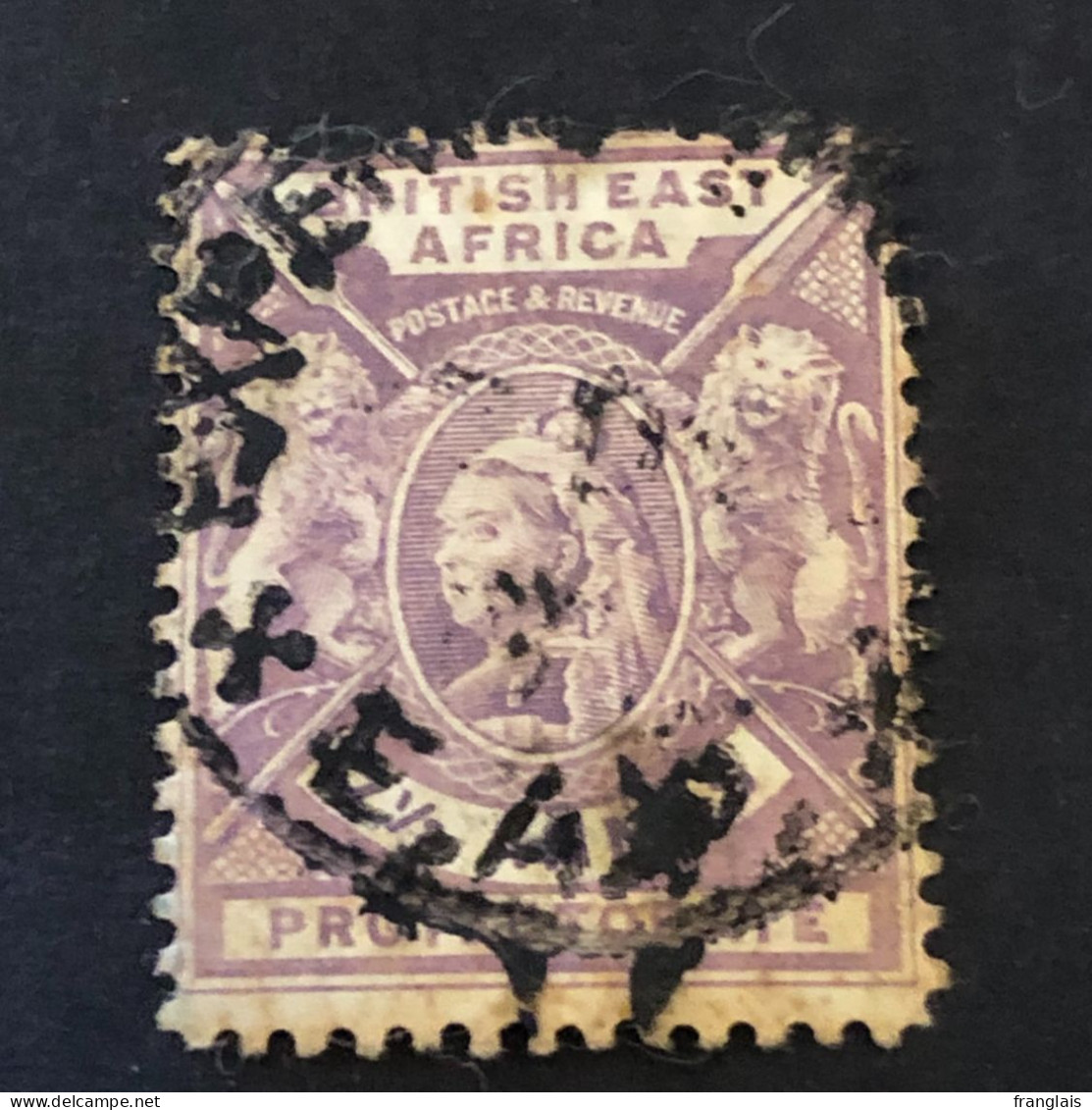 BRITISH EAST AFRICA   SG 73  7½ Annas Mauve  CV £28 - British East Africa