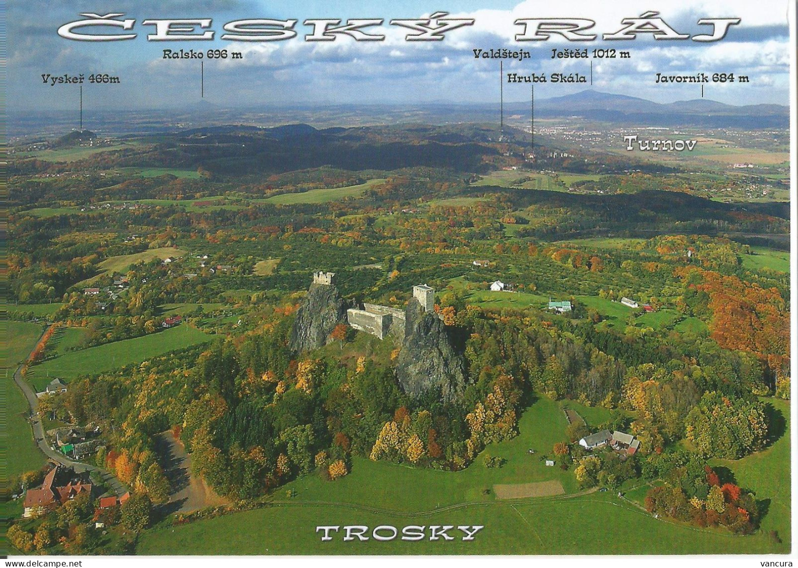 Card Czech Republic Trosky Castle - Kastelen