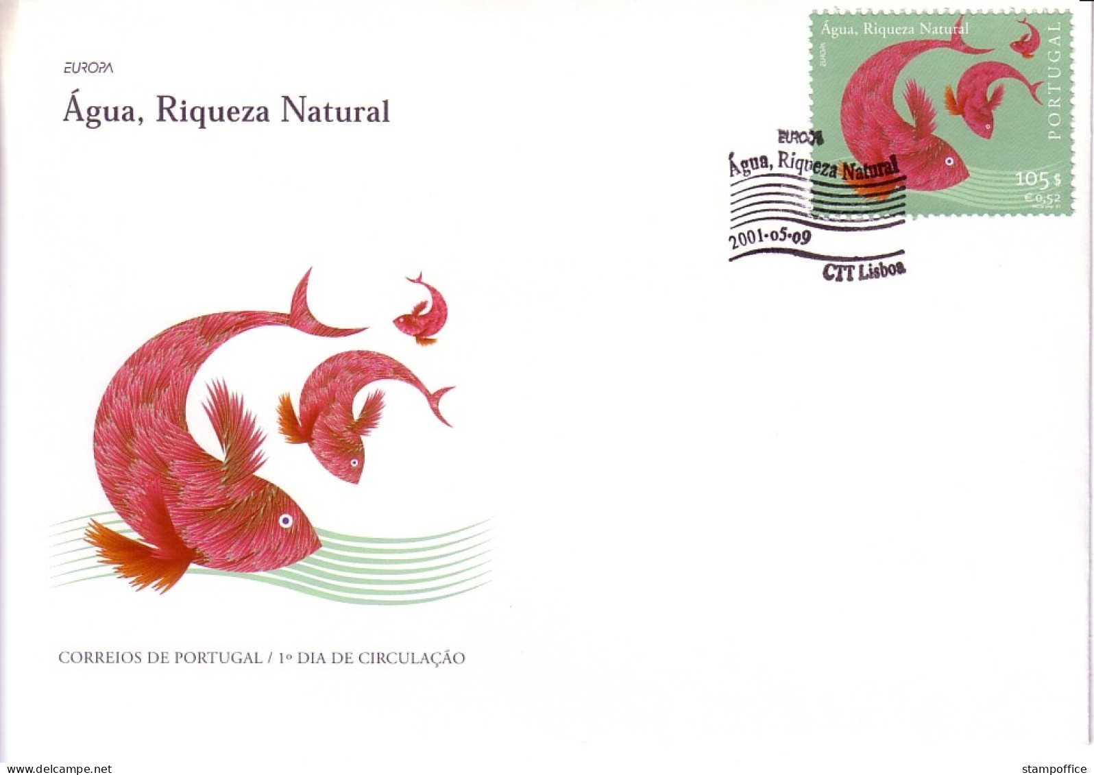 PORTUGAL MI-NR. 2503 FDC EUROPA 2001 WASSER - 2001