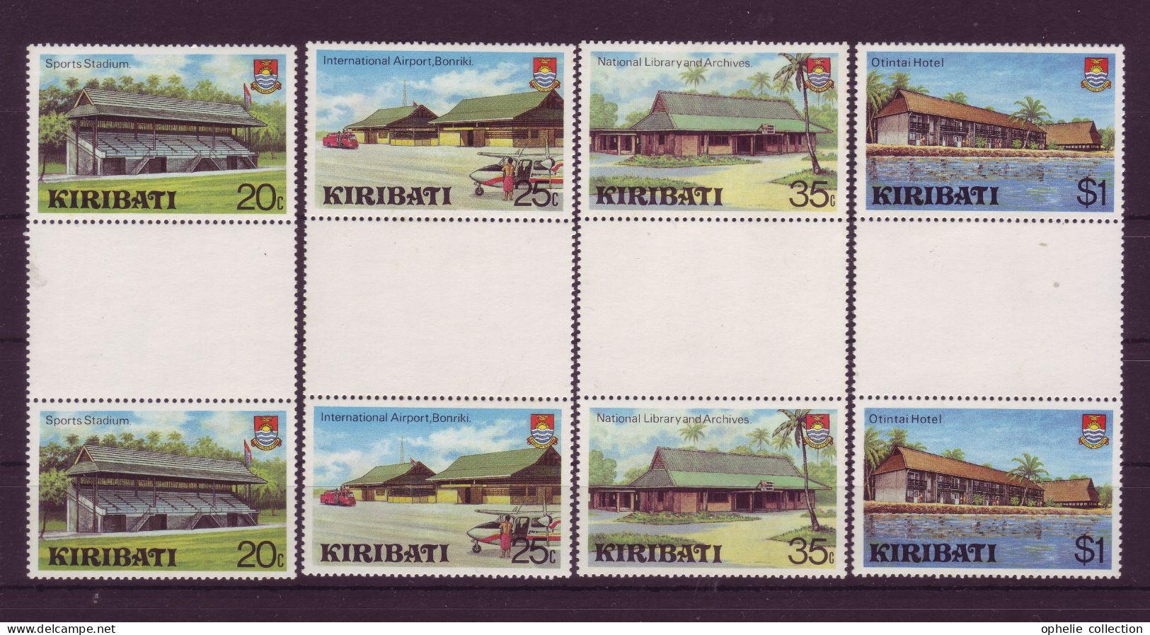 Océanie - Kiribati - Tourisme - 4 Paires - 7250 - Kiribati (1979-...)
