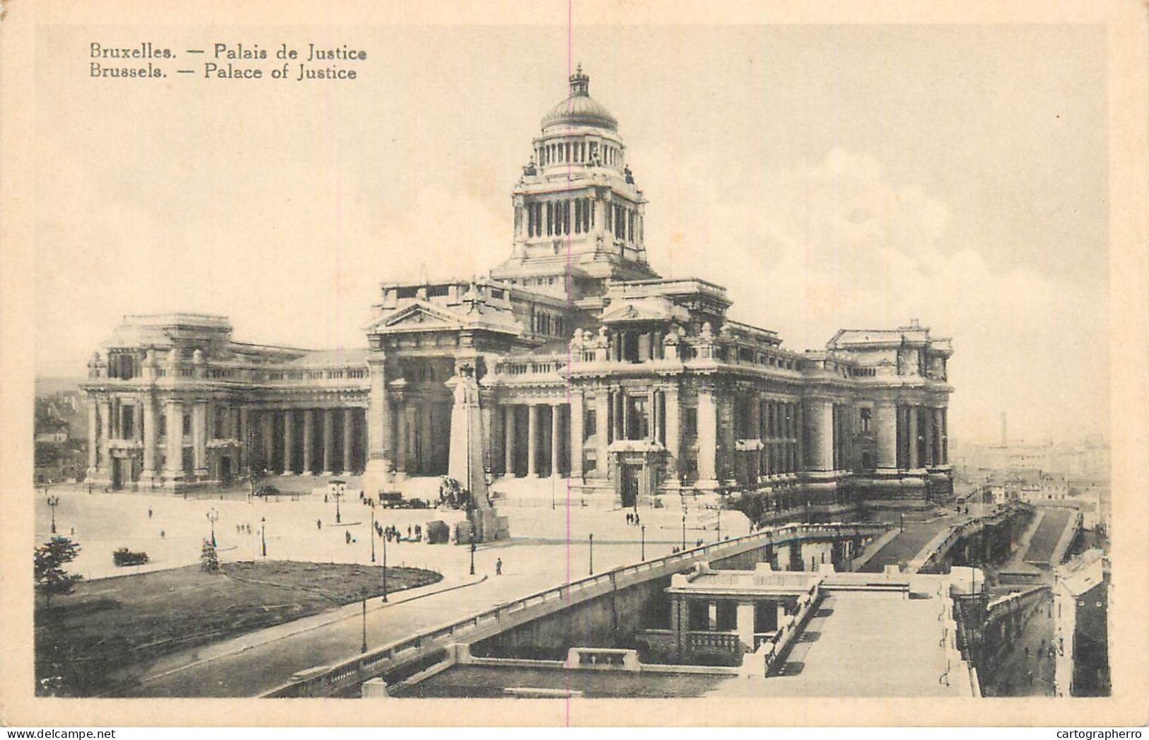 Belgium Postcard Bruxelles Justice Palace - Sonstige & Ohne Zuordnung