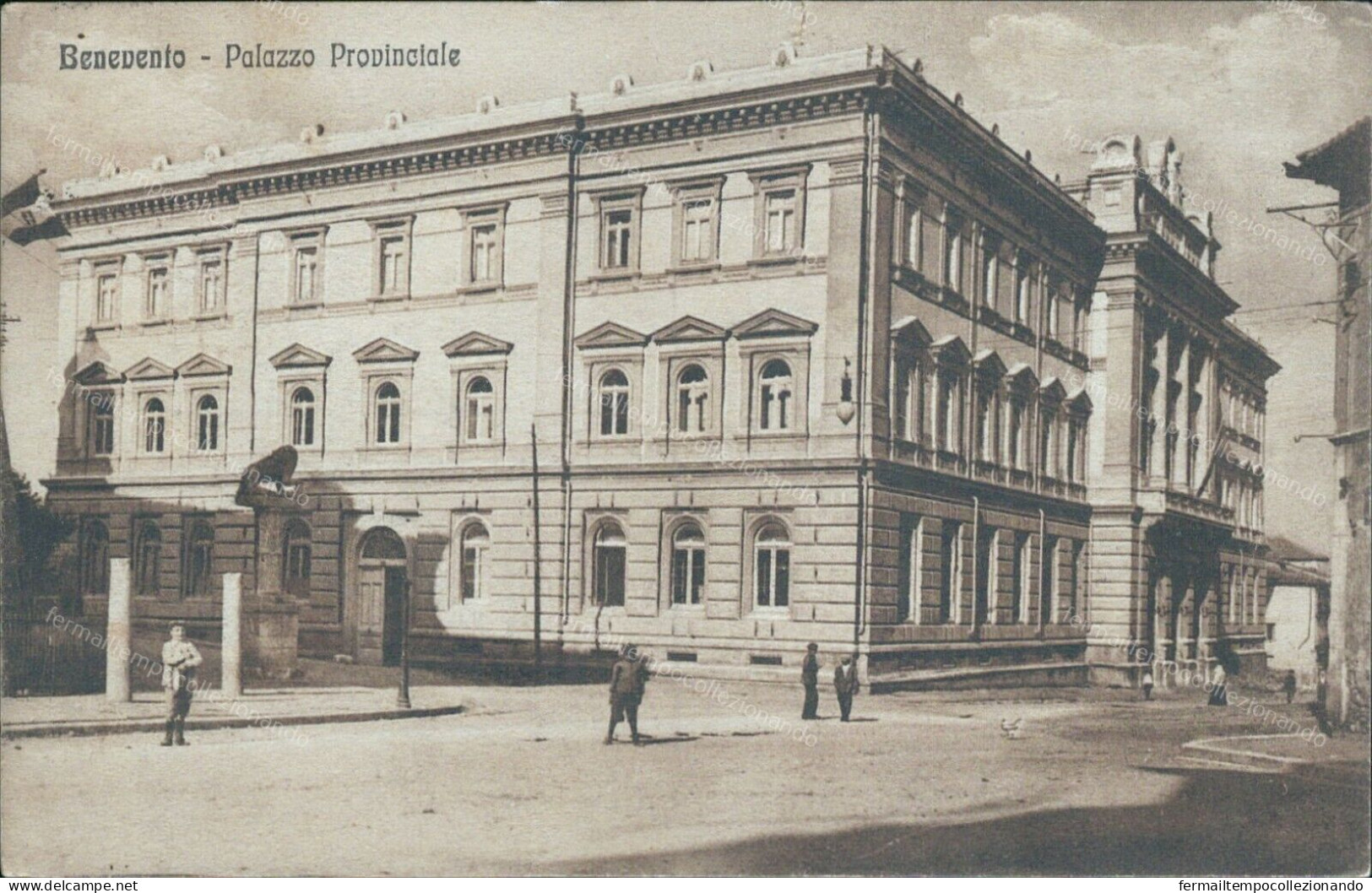 Cs73 Cartolina Benevento Citta' Palazzo Provinciale 1928 Campania - Benevento