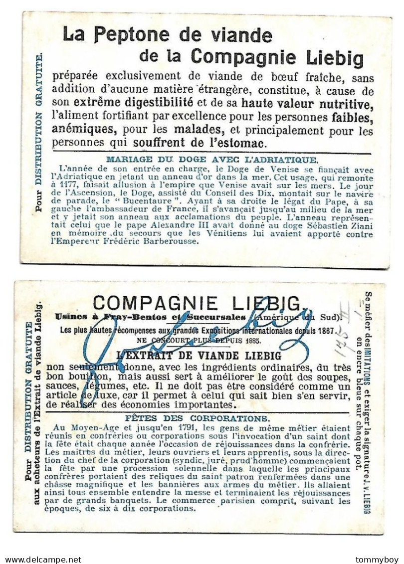 S 767, Liebig 6 Cards, Cortèges (lower Condition) (ref B19) - Liebig