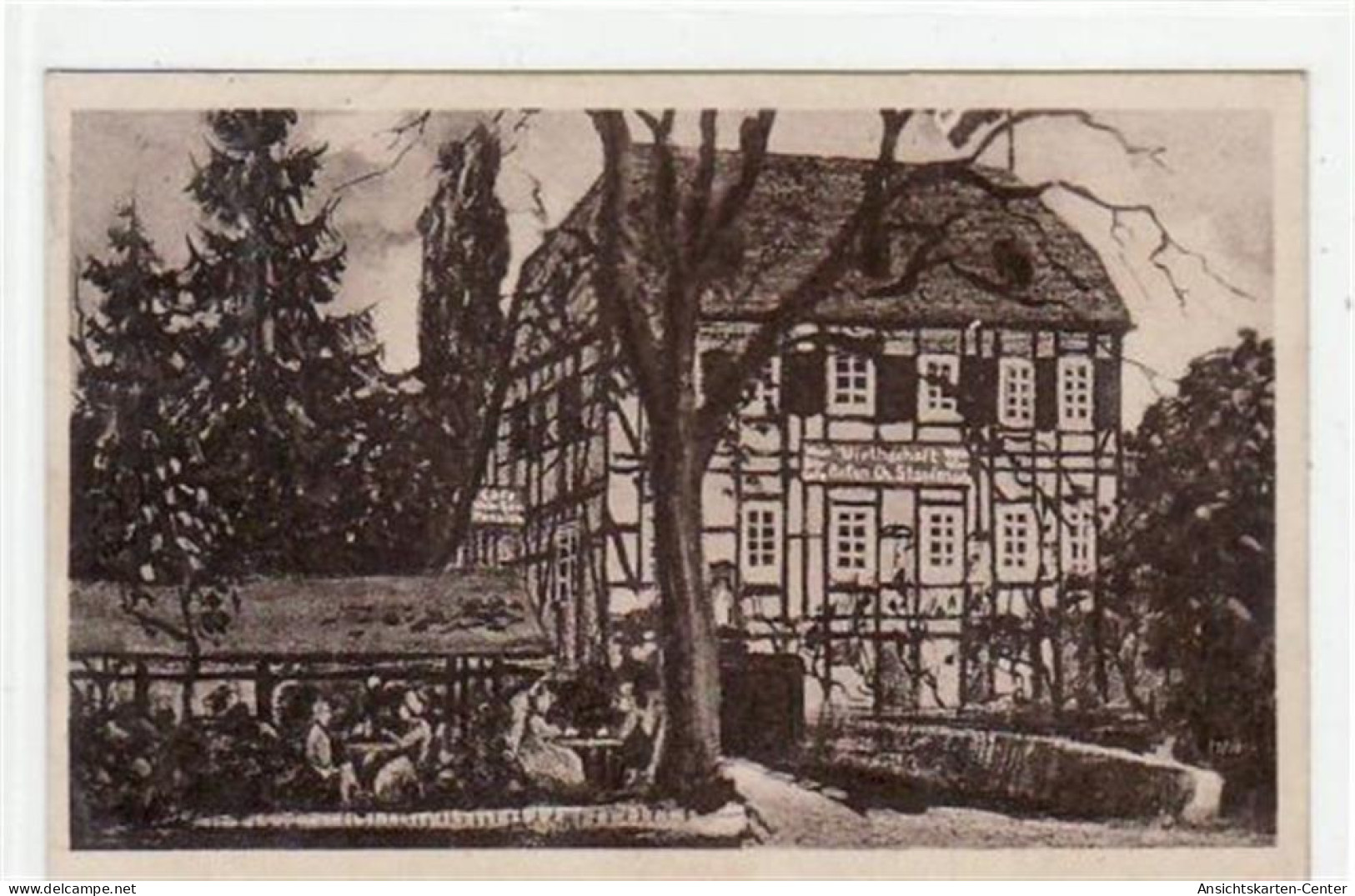 39053407 - Boppard, Kuenstlerkarte Mit Wirtshaus Zum Muehlchen Gelaufen Von 1921. Gute Erhaltung. - Boppard