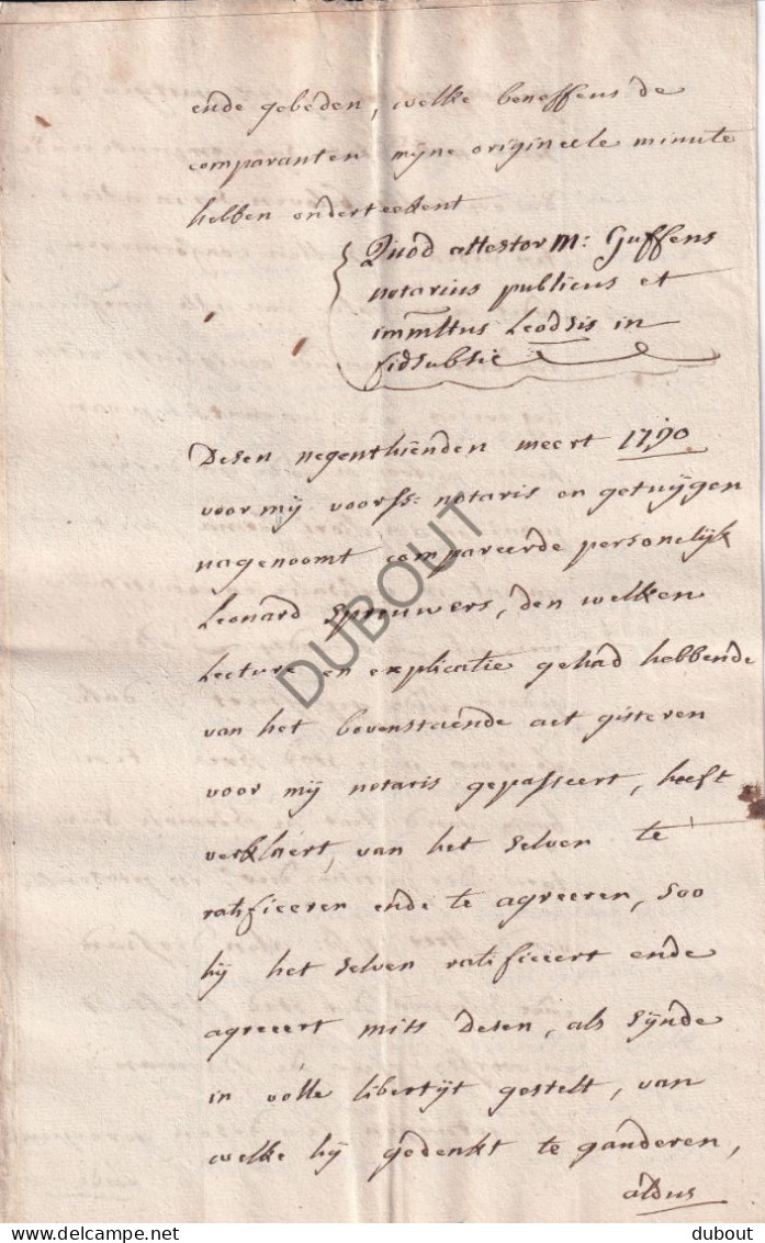 Bree - Manuscript 1790  (V3102) - Manuscripten