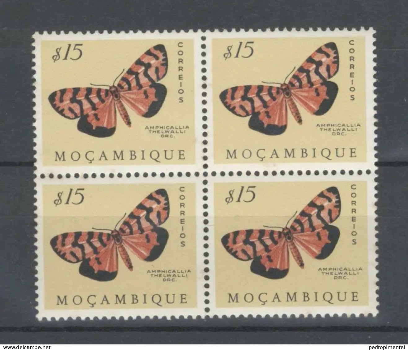 Portugal Mozambique 1953 "Butterflies" Condition Mint Block Of 4 - Mosambik